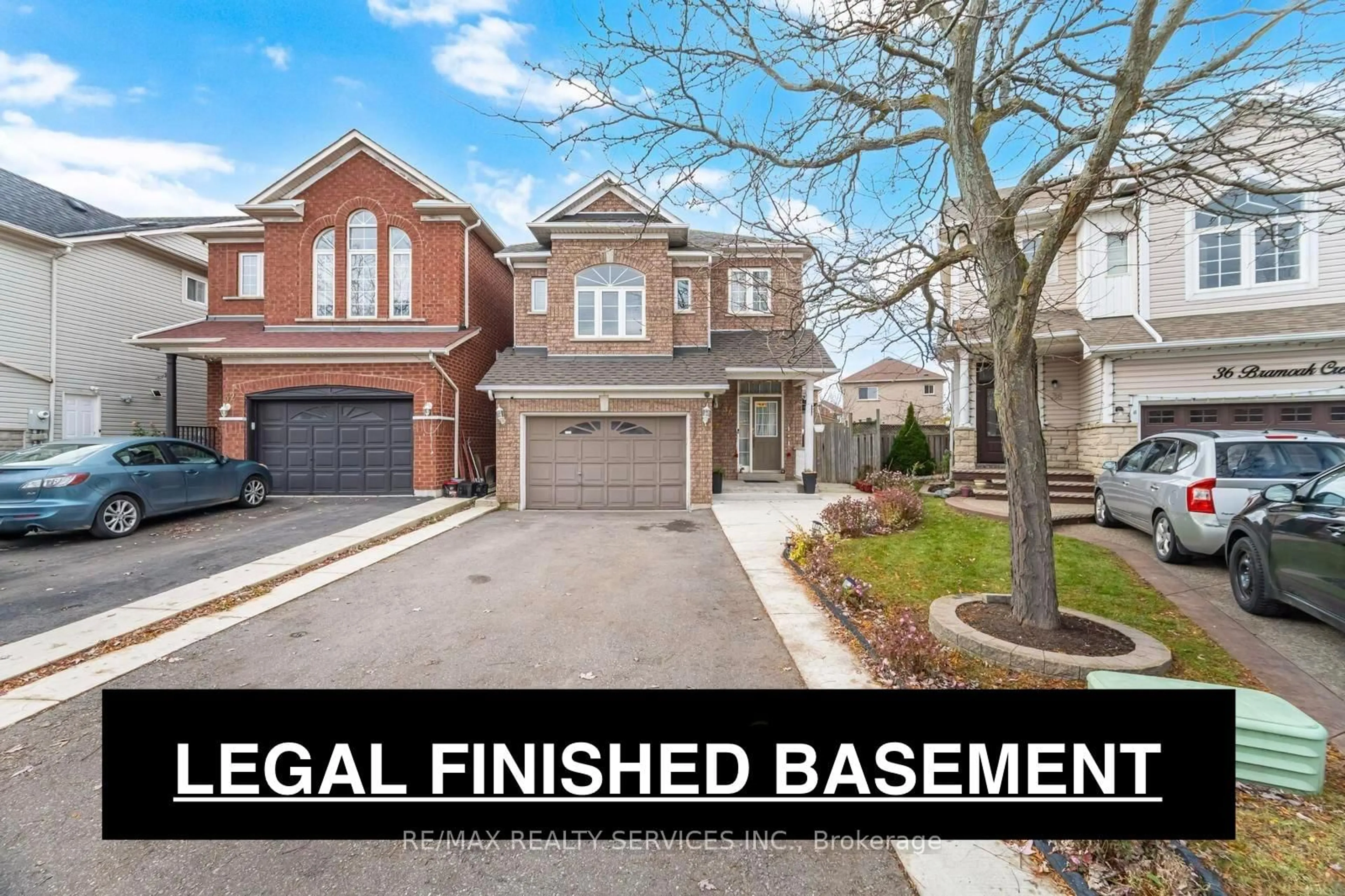 Home with brick exterior material, street for 34 Bramoak Cres, Brampton Ontario L7A 1T6