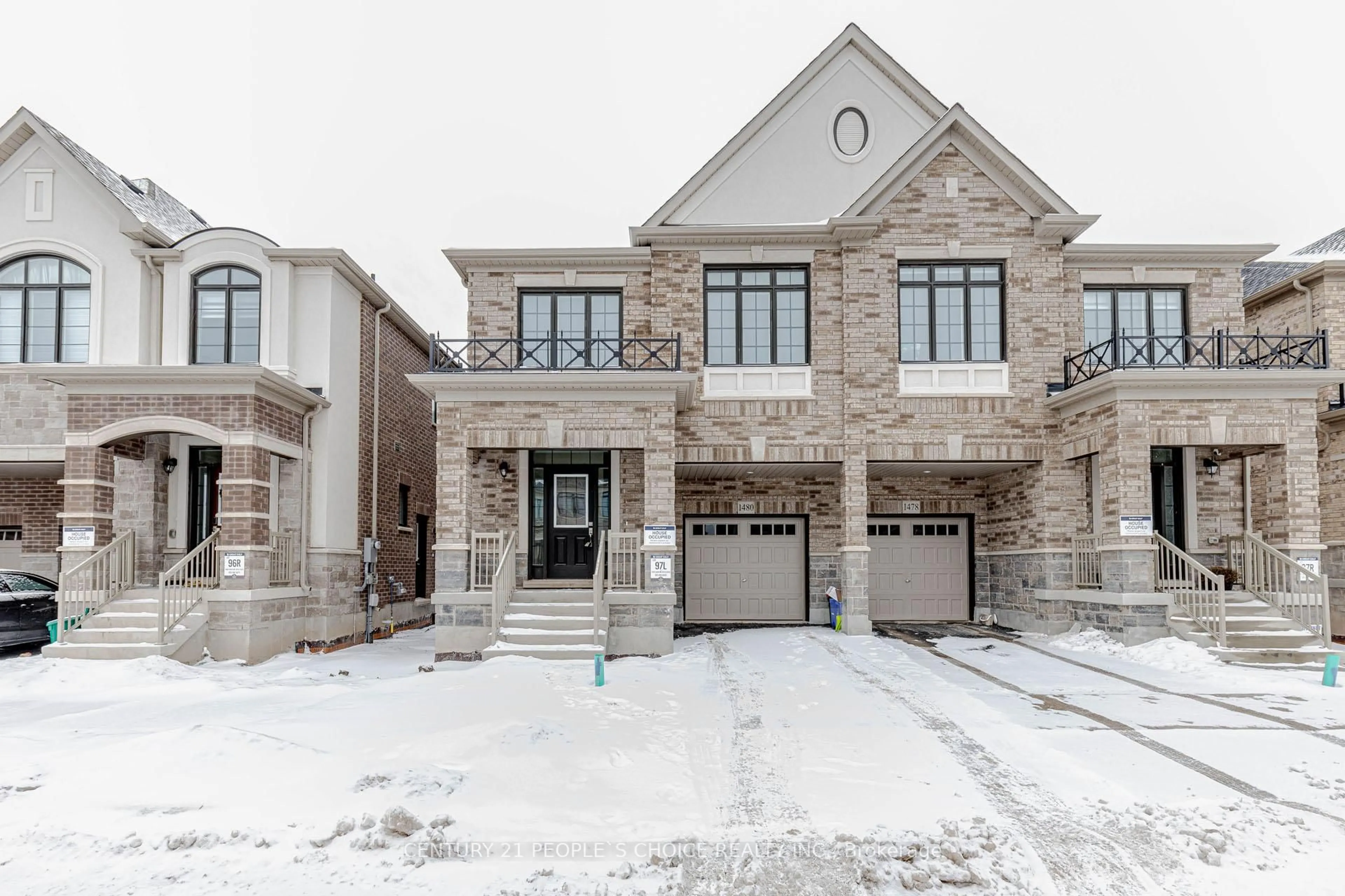 Home with brick exterior material, street for 1480 Savoline Blvd, Milton Ontario L9E 2E9