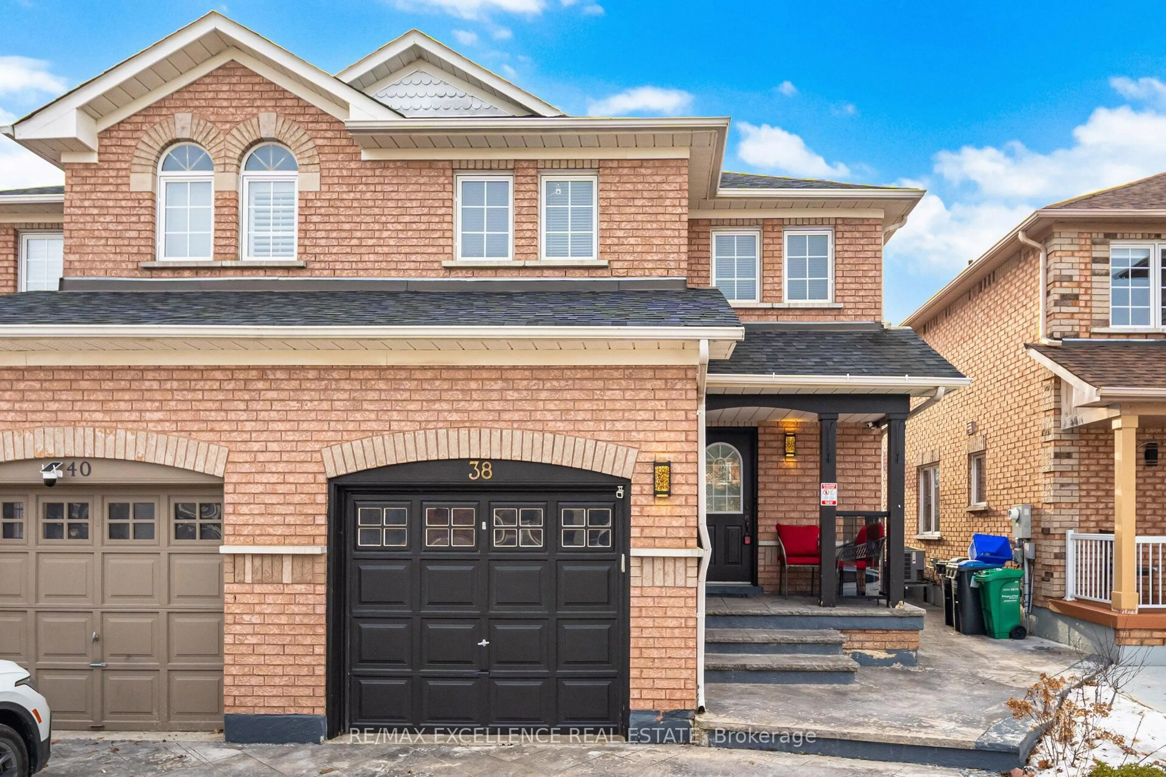 Home with brick exterior material, street for 38 Coppermill Dr, Brampton Ontario L7A 1M8