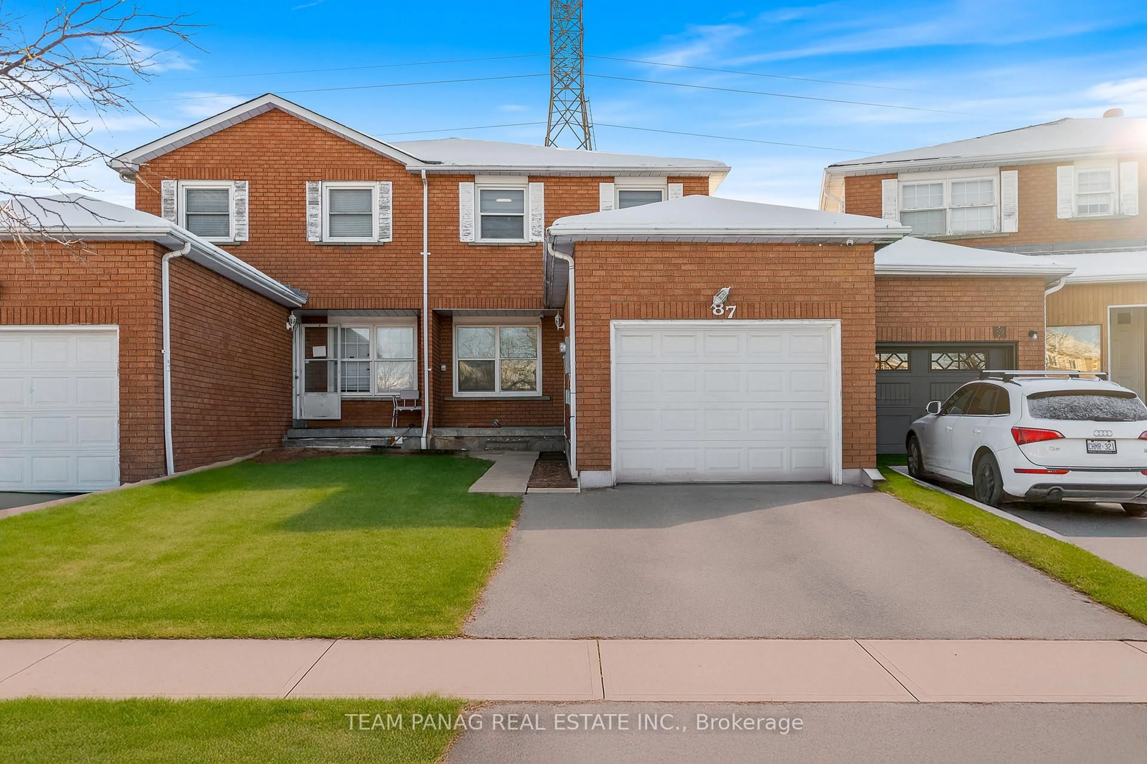 Home with brick exterior material, street for 87 Tulip Dr, Brampton Ontario L6Y 3W9