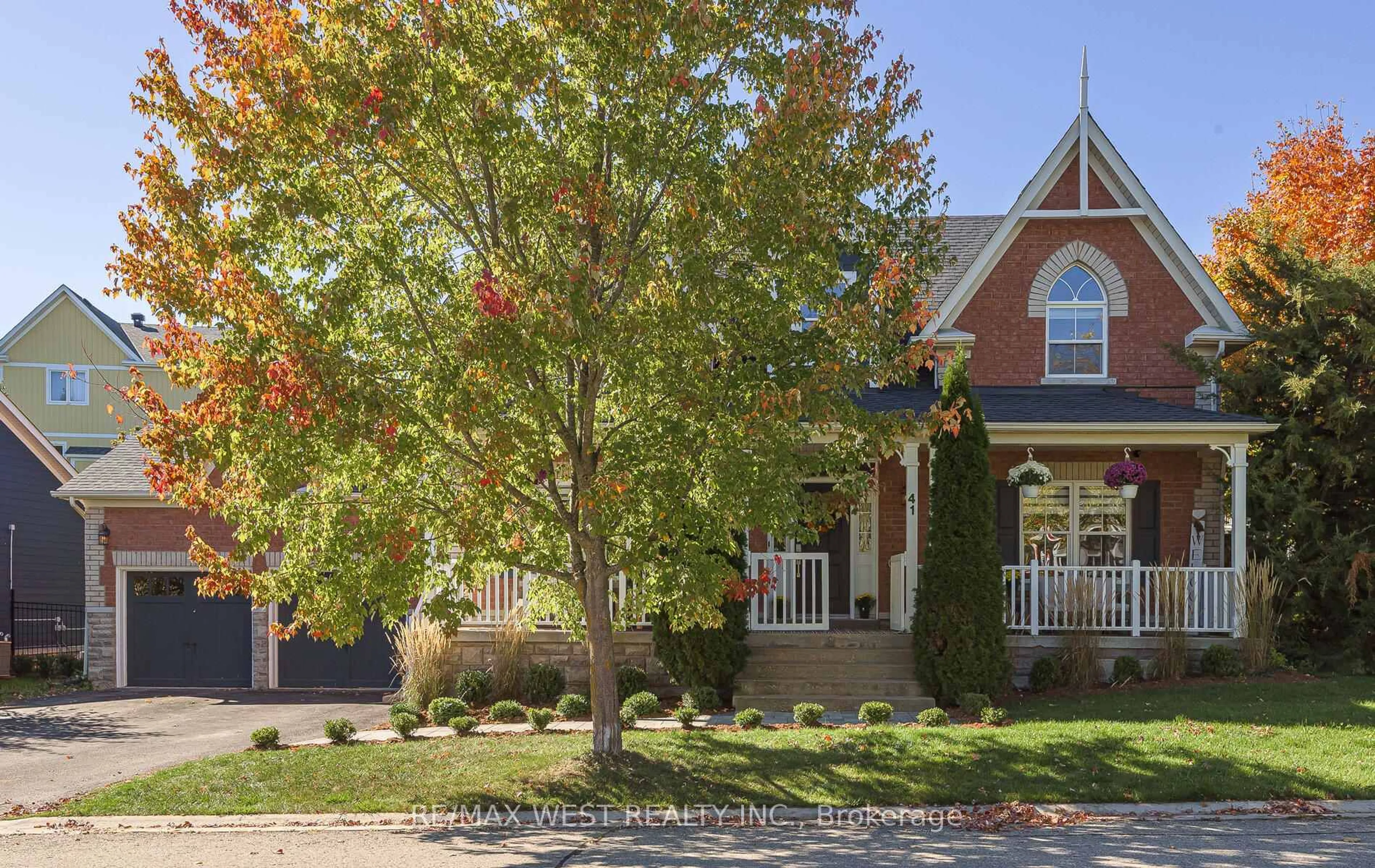 Home with brick exterior material, street for 41 North Riverdale Dr, Caledon Ontario L7C 1L1