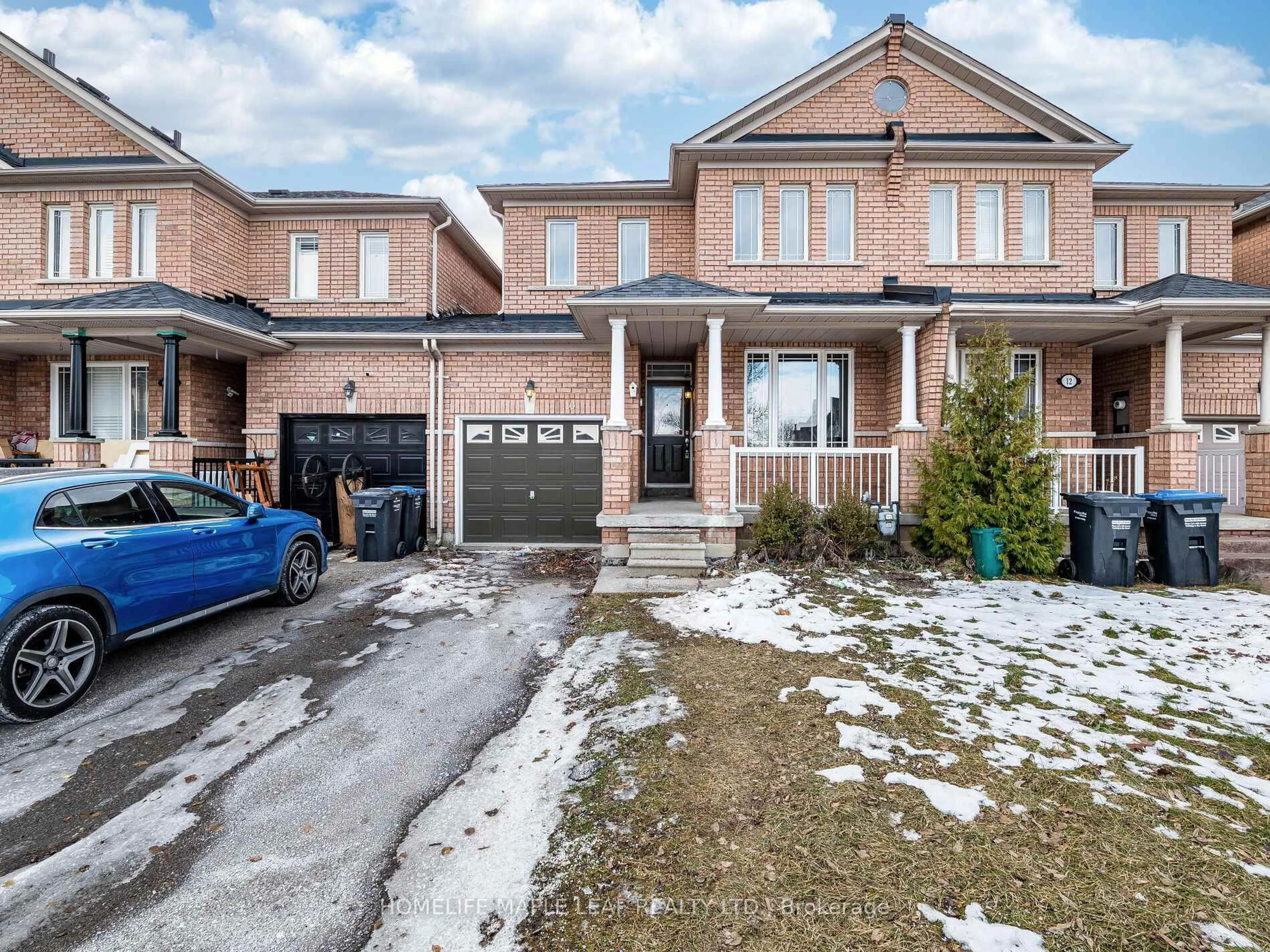 Home with brick exterior material, street for 10 Eaglefield Gate, Brampton Ontario L7A 3S2