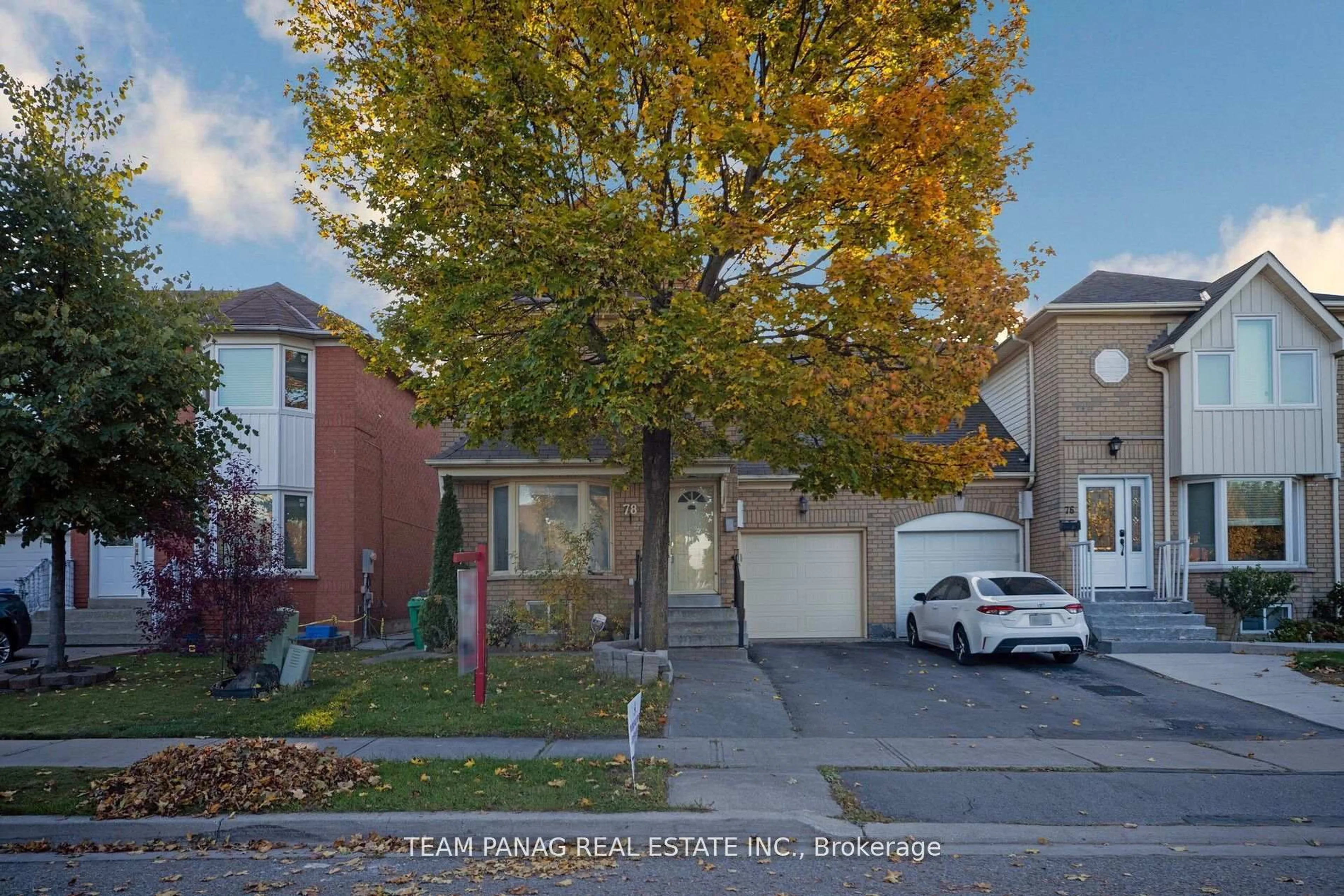 Home with brick exterior material, street for 78 Fern Valley Cres, Brampton Ontario L6R 1K5