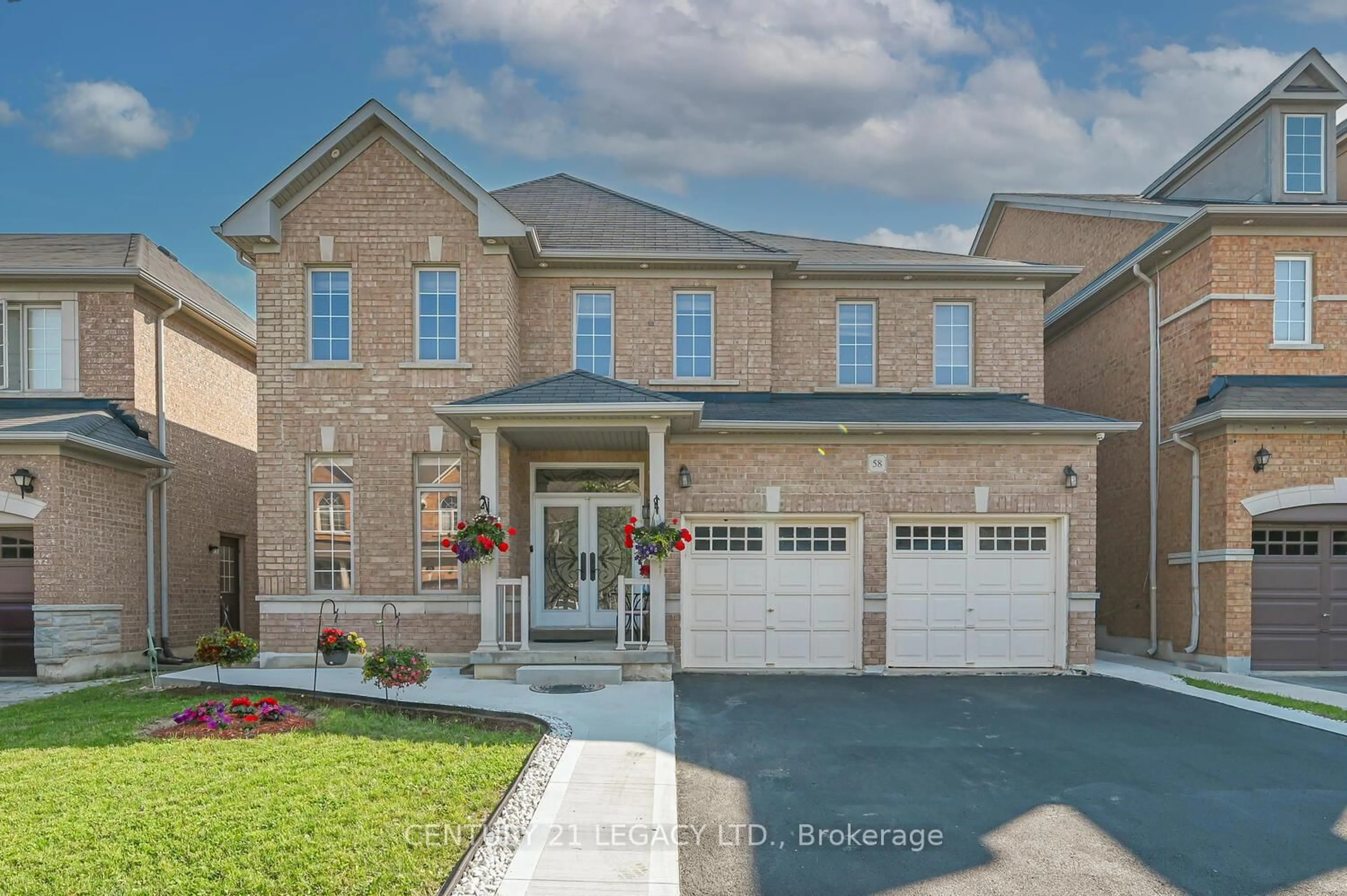 Home with brick exterior material, street for 58 Gamson Cres, Brampton Ontario L6R 0V6