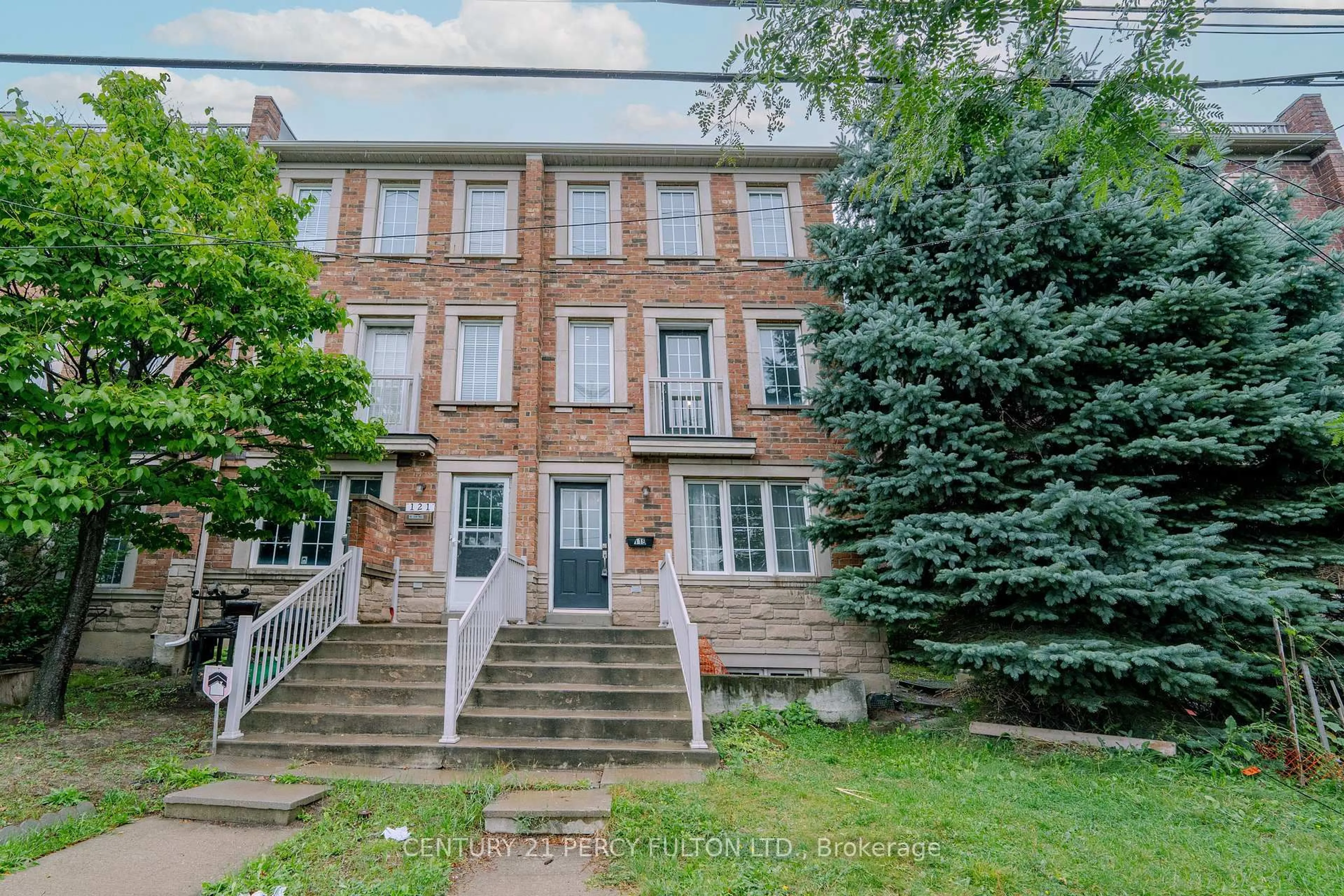 Home with brick exterior material, street for 119 Torbarrie Rd, Toronto Ontario M3L 1G8