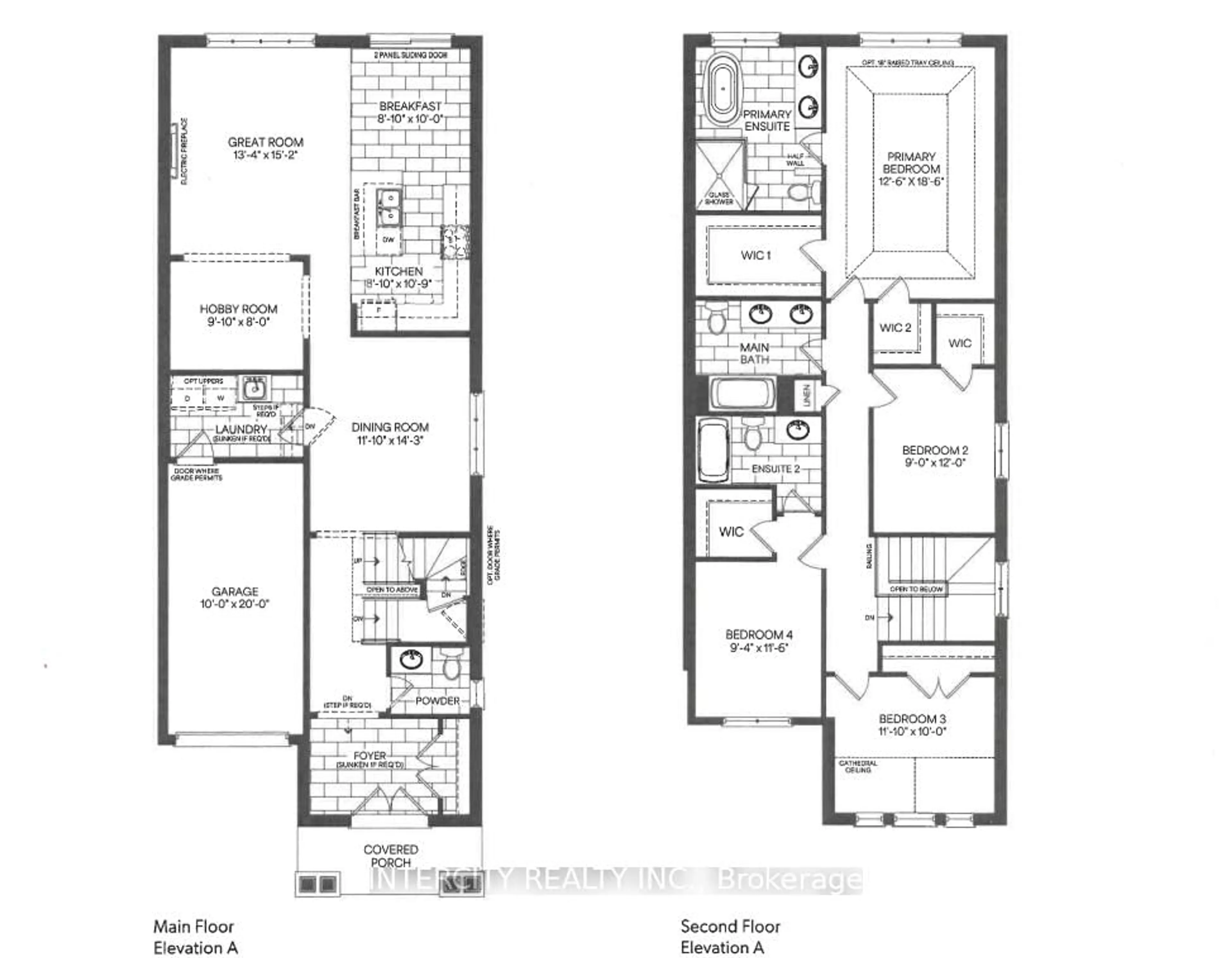 Floor plan for Lot 71 Damara Rd, Caledon Ontario L7C 1Z9