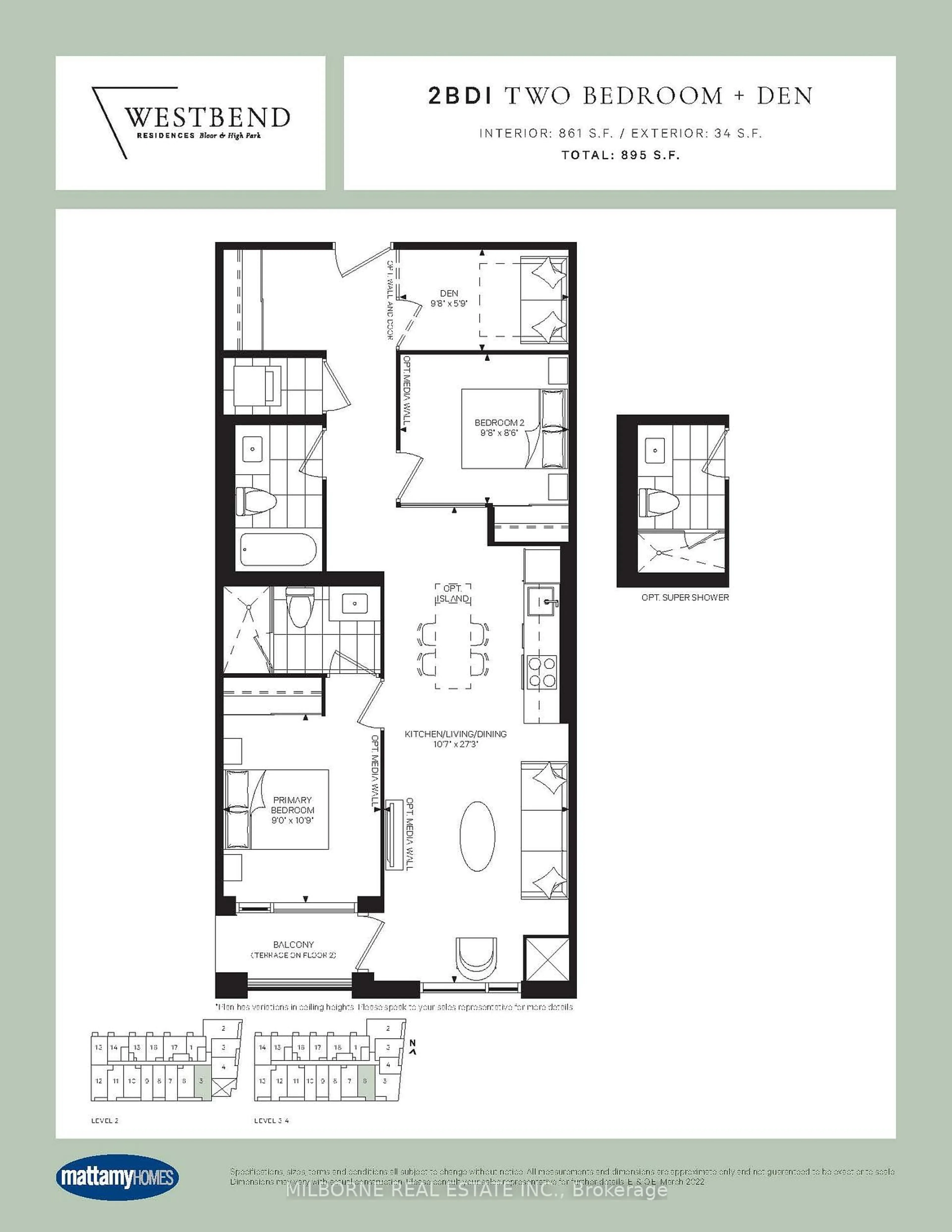 Floor plan for 1660 Bloor St #306, Toronto Ontario M6P 1A8