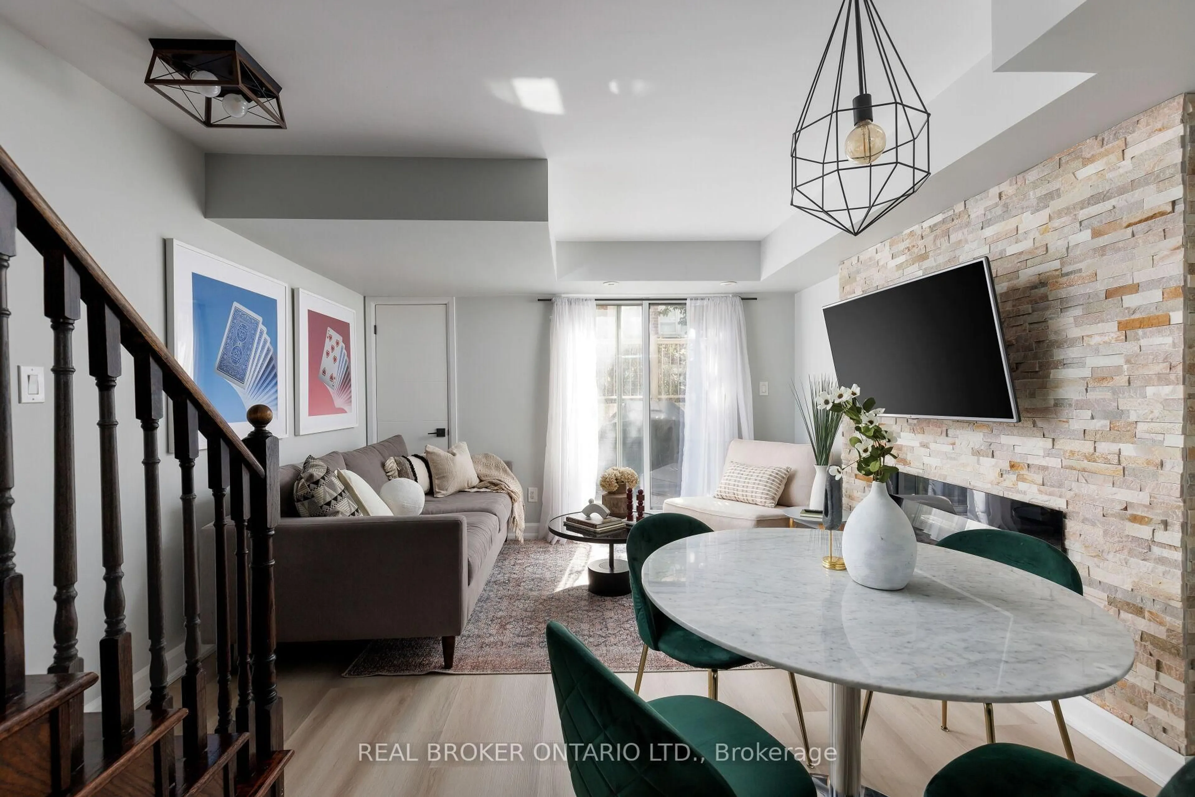 Living room with furniture, unknown for 35 Elsie Lane #146, Toronto Ontario M6P 3N3