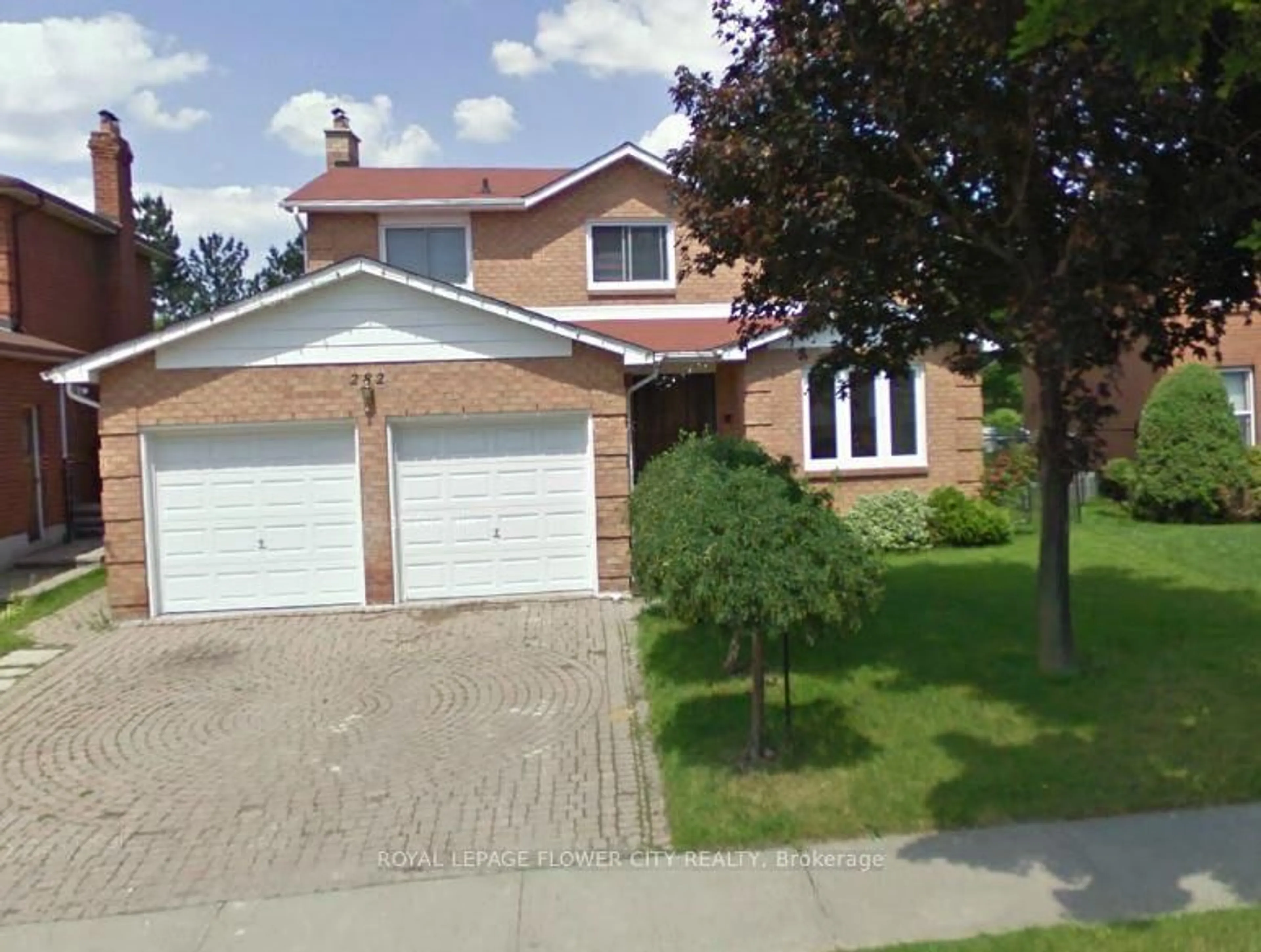 Home with brick exterior material, street for 282 Hansen Rd, Brampton Ontario L6V 2Y1