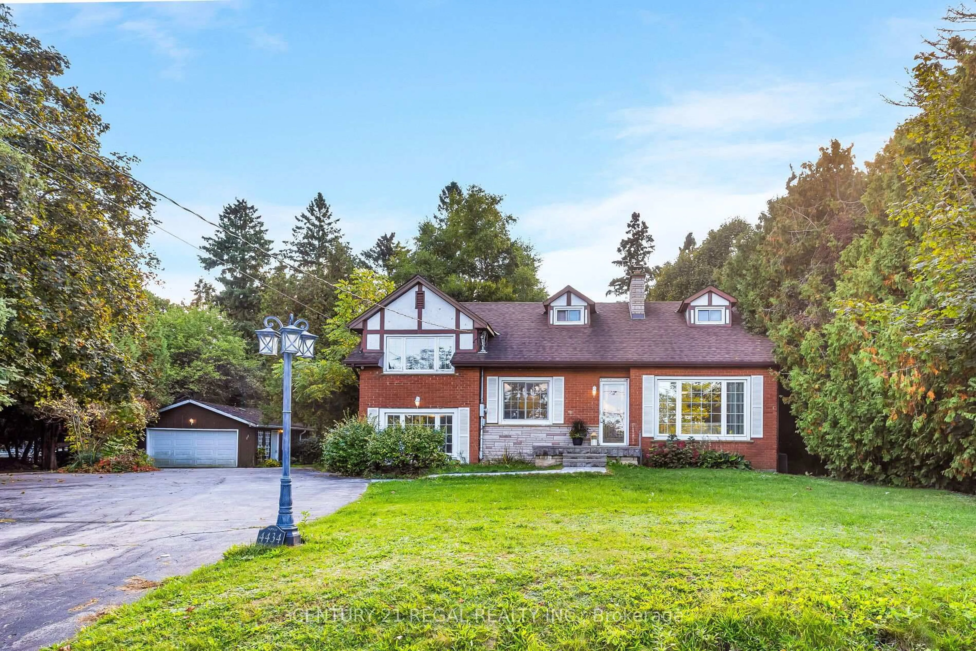 Home with brick exterior material, street for 4434 Cedar Springs Rd, Burlington Ontario L7P 0P8