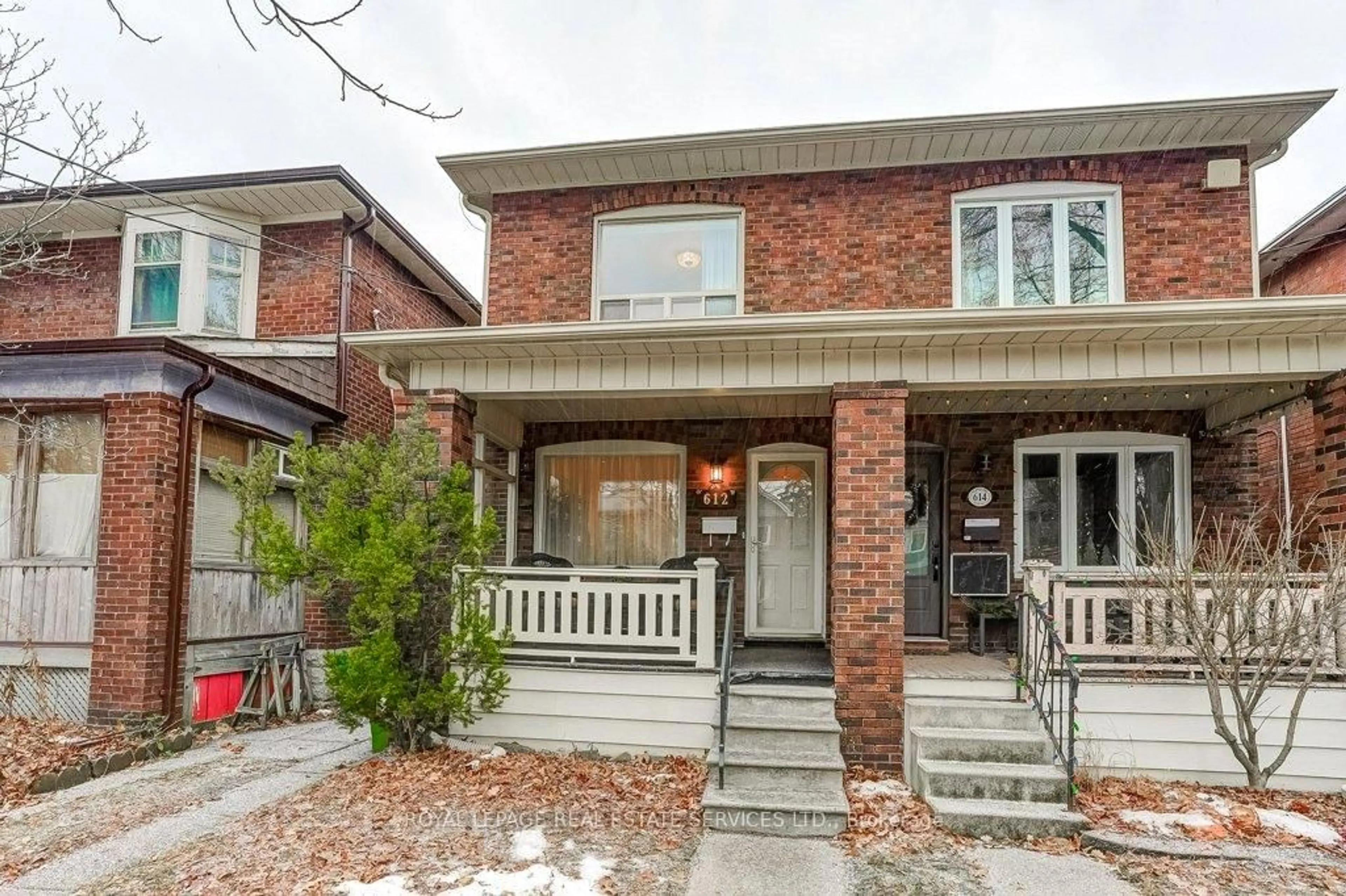 Home with brick exterior material, street for 612 Beresford Ave, Toronto Ontario M6S 3C3