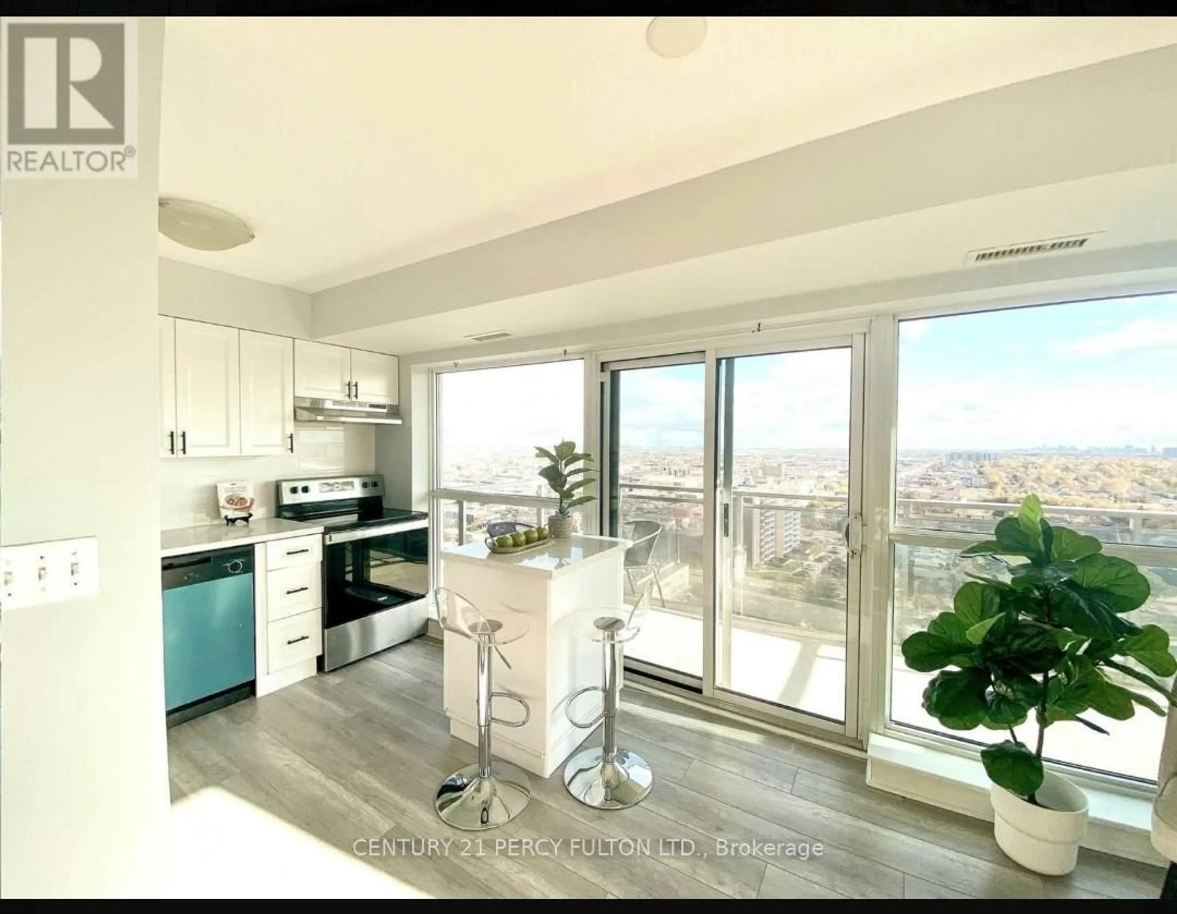 Open concept kitchen, unknown for 215 Queen St #2003, Brampton Ontario L6Y 1M6