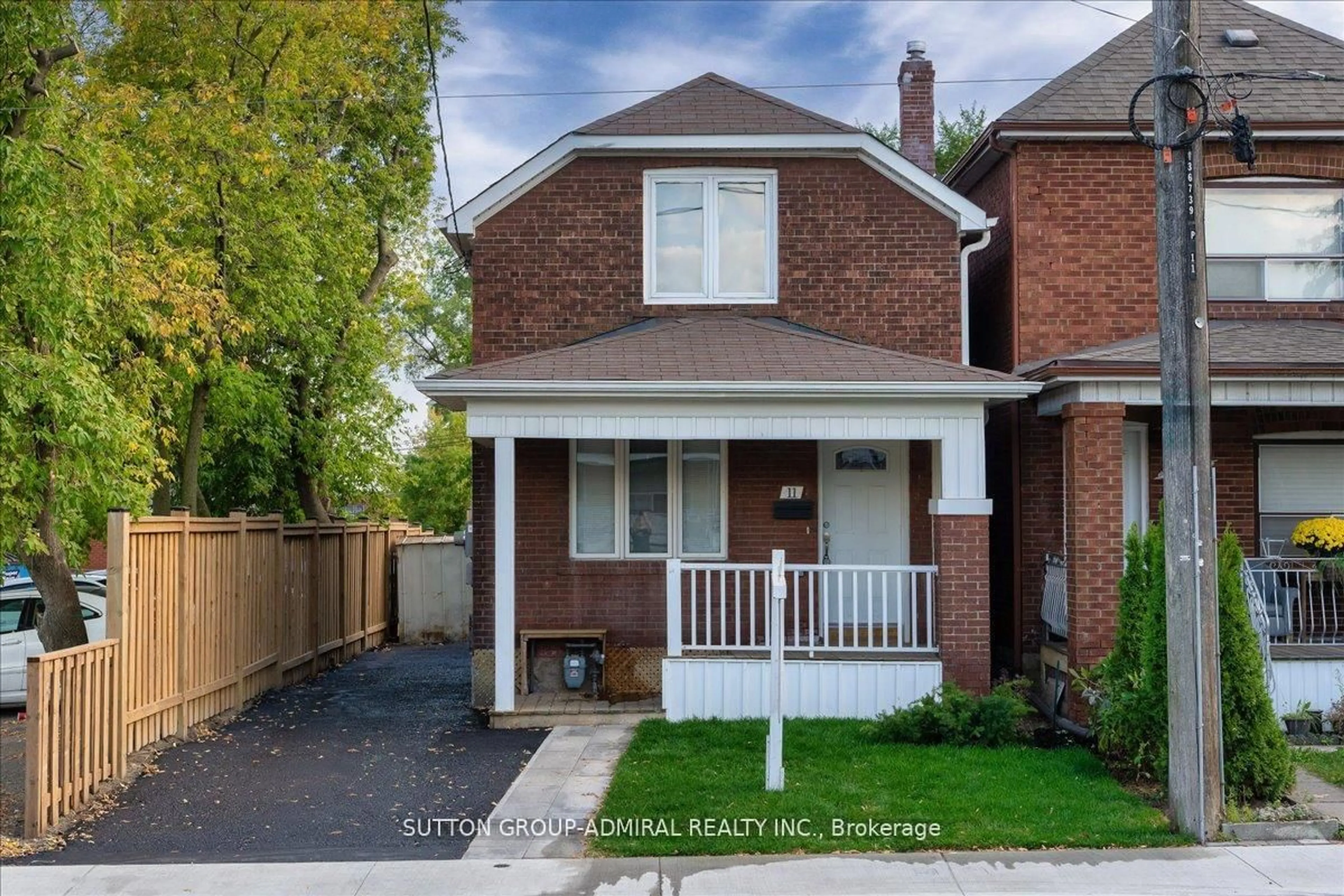 Home with brick exterior material, street for 11 Bowie Ave, Toronto Ontario M6E 2P1