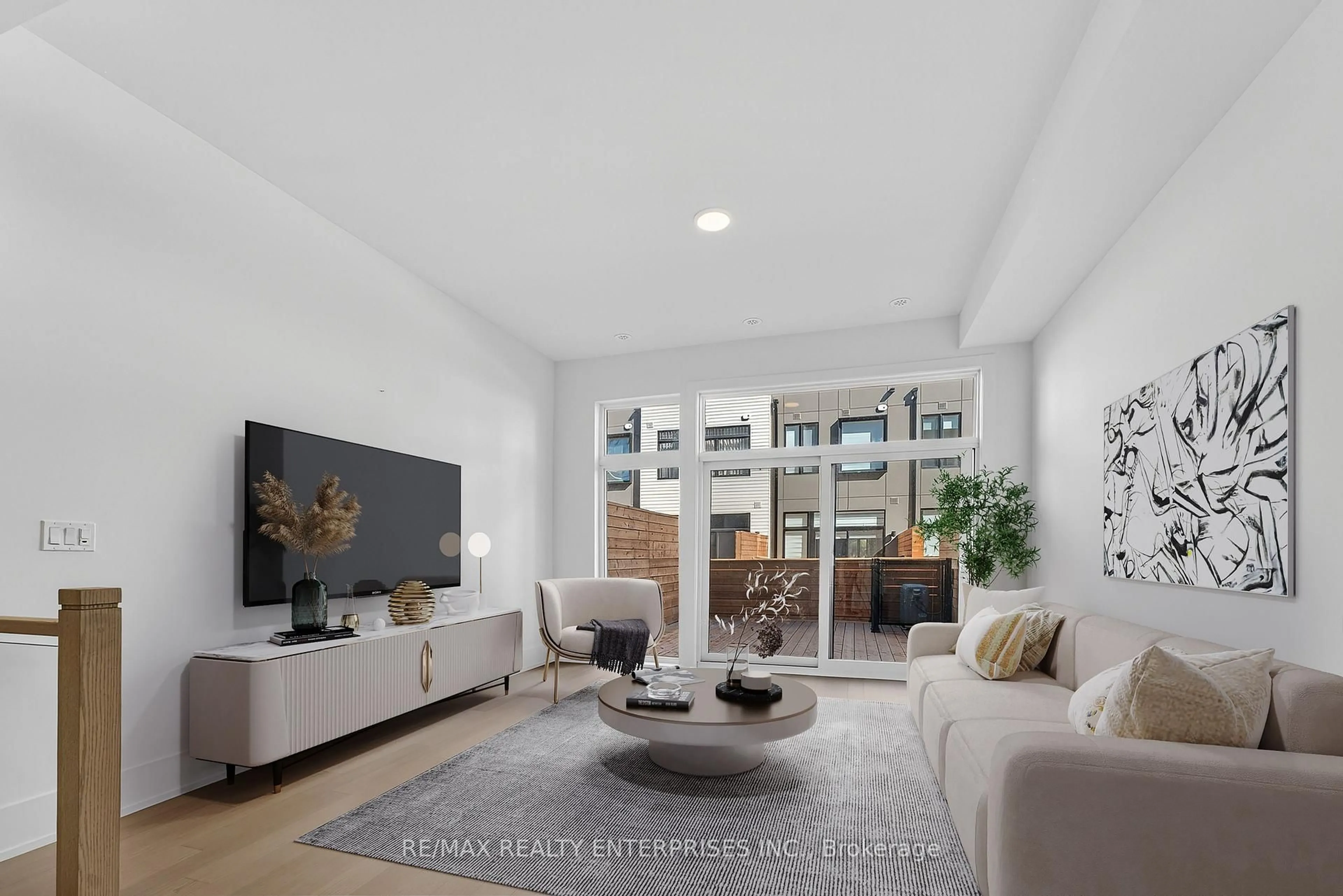 Living room with furniture, unknown for 35 Lou Parsons Way #60, Mississauga Ontario L5H 0B2