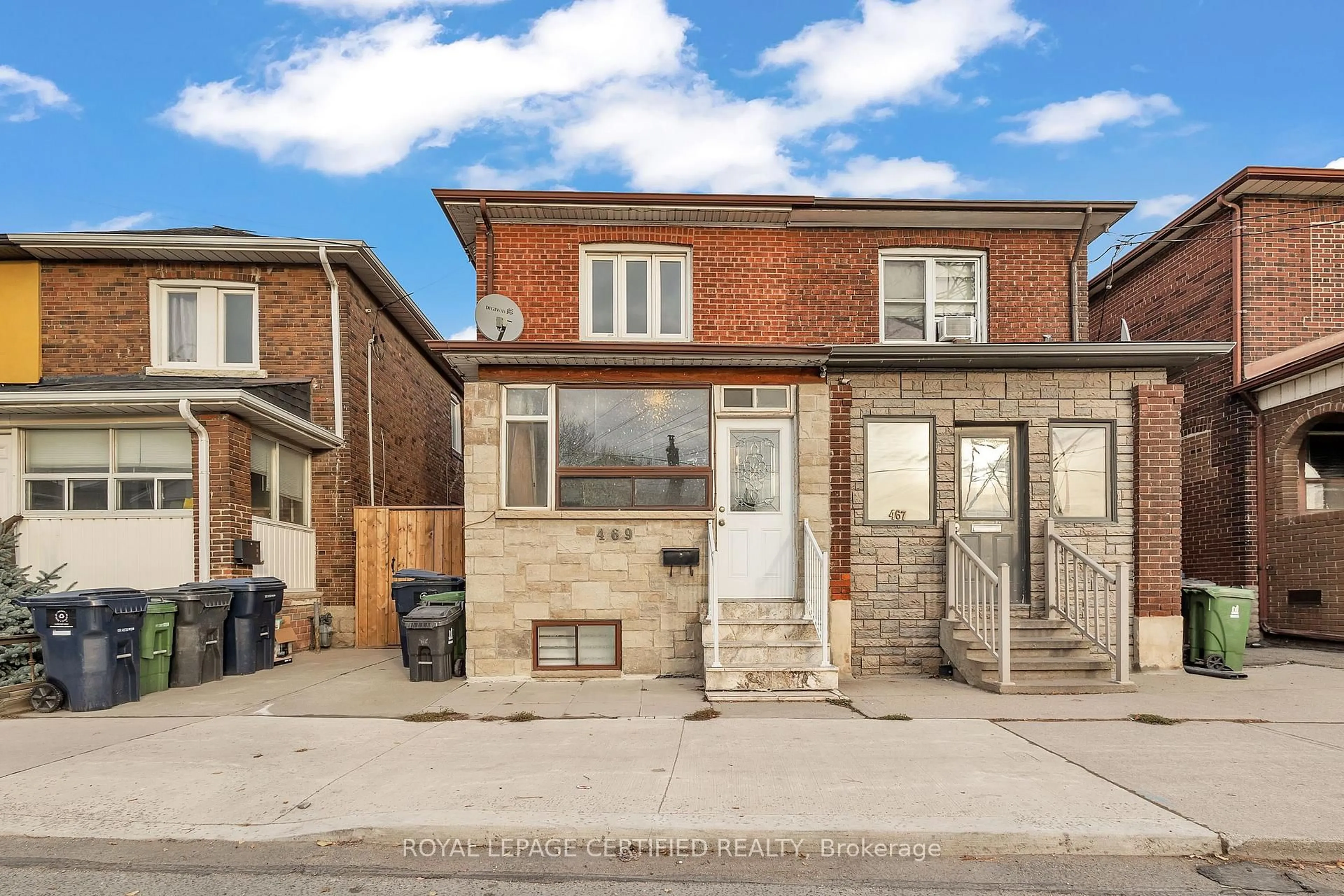 Home with brick exterior material, street for 469 Old Weston Rd, Toronto Ontario M6N 3A9