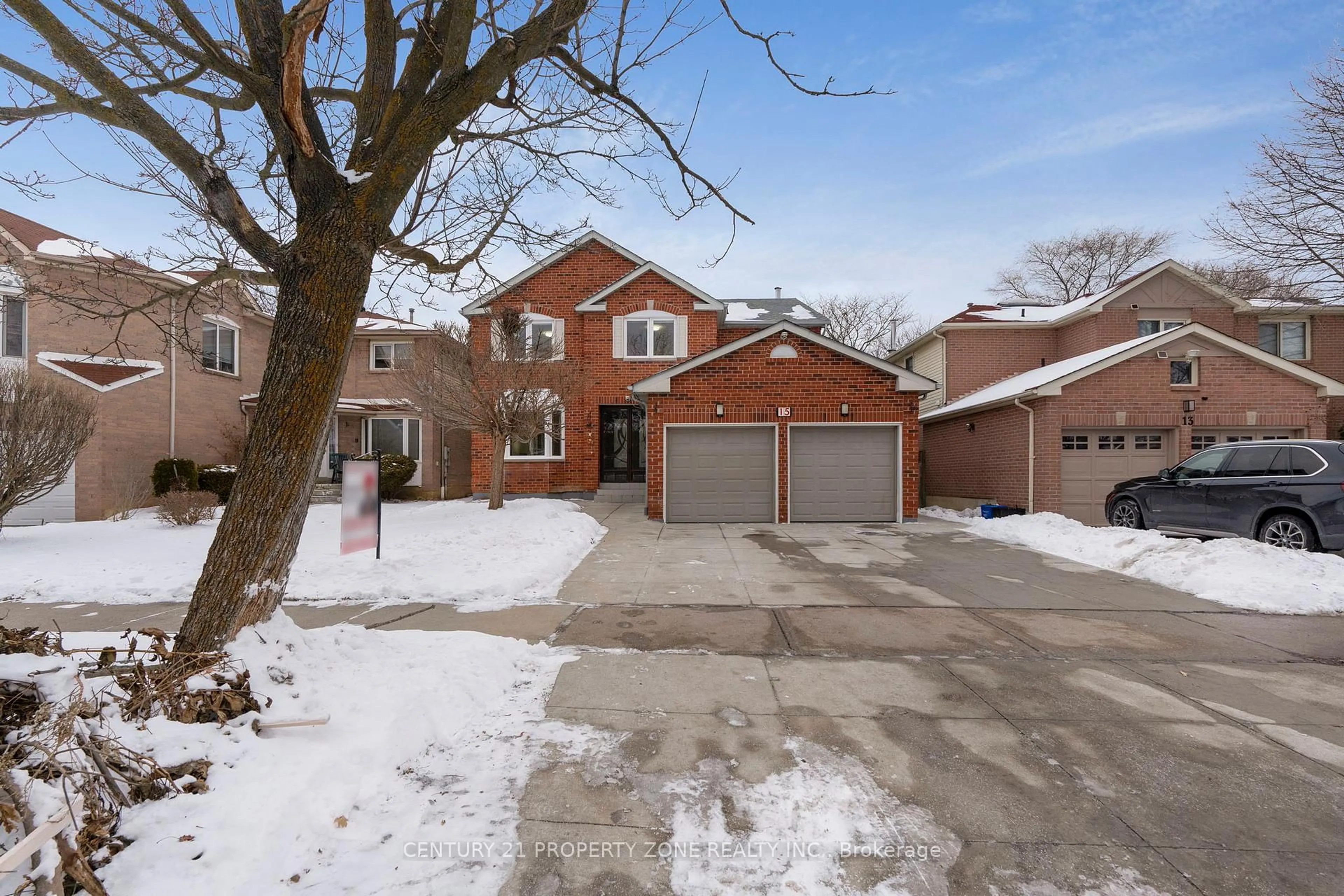 Home with brick exterior material, street for 15 Keystone Dr, Brampton Ontario L6Y 3K8