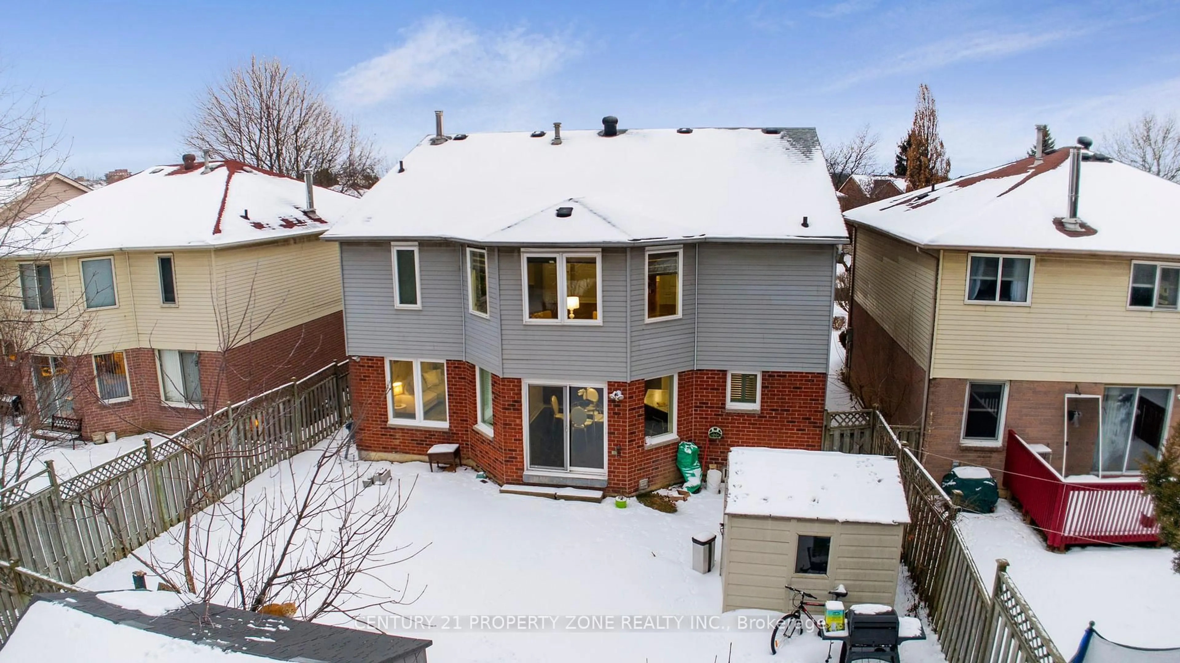 A pic from outside/outdoor area/front of a property/back of a property/a pic from drone, street for 15 Keystone Dr, Brampton Ontario L6Y 3K8