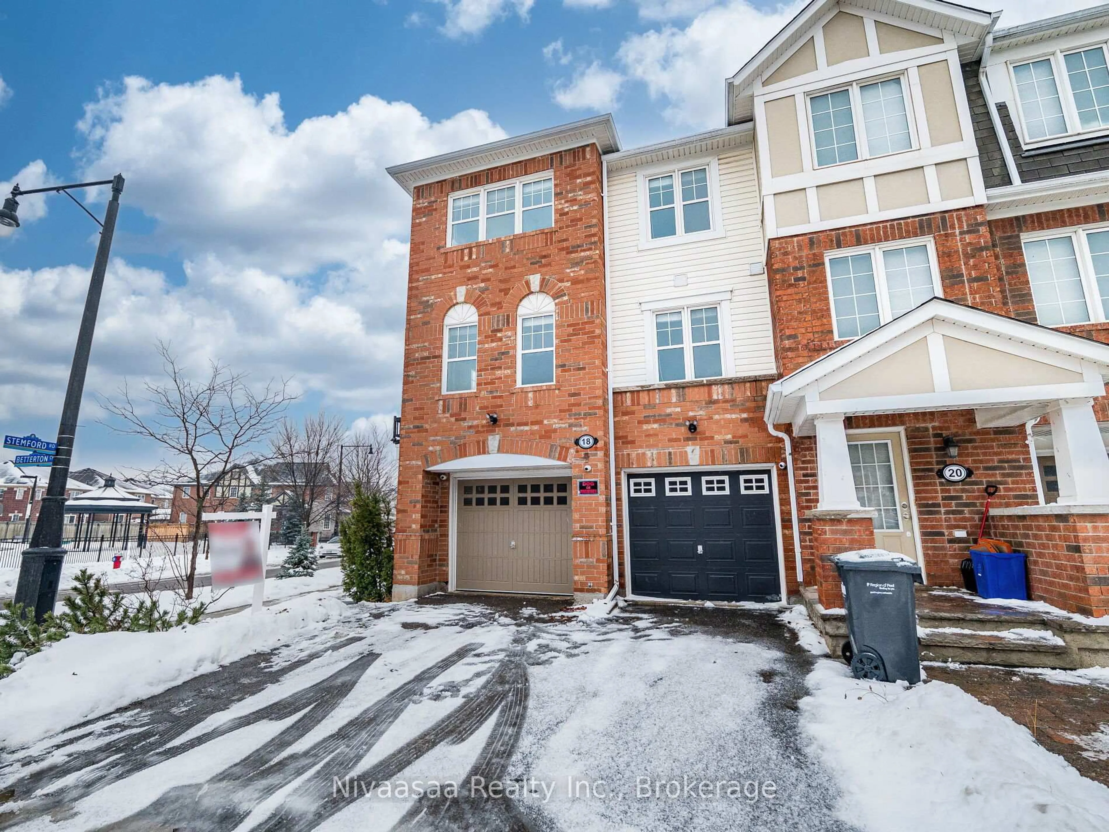Home with brick exterior material, street for 18 Betterton Cres, Brampton Ontario L7A 0S5