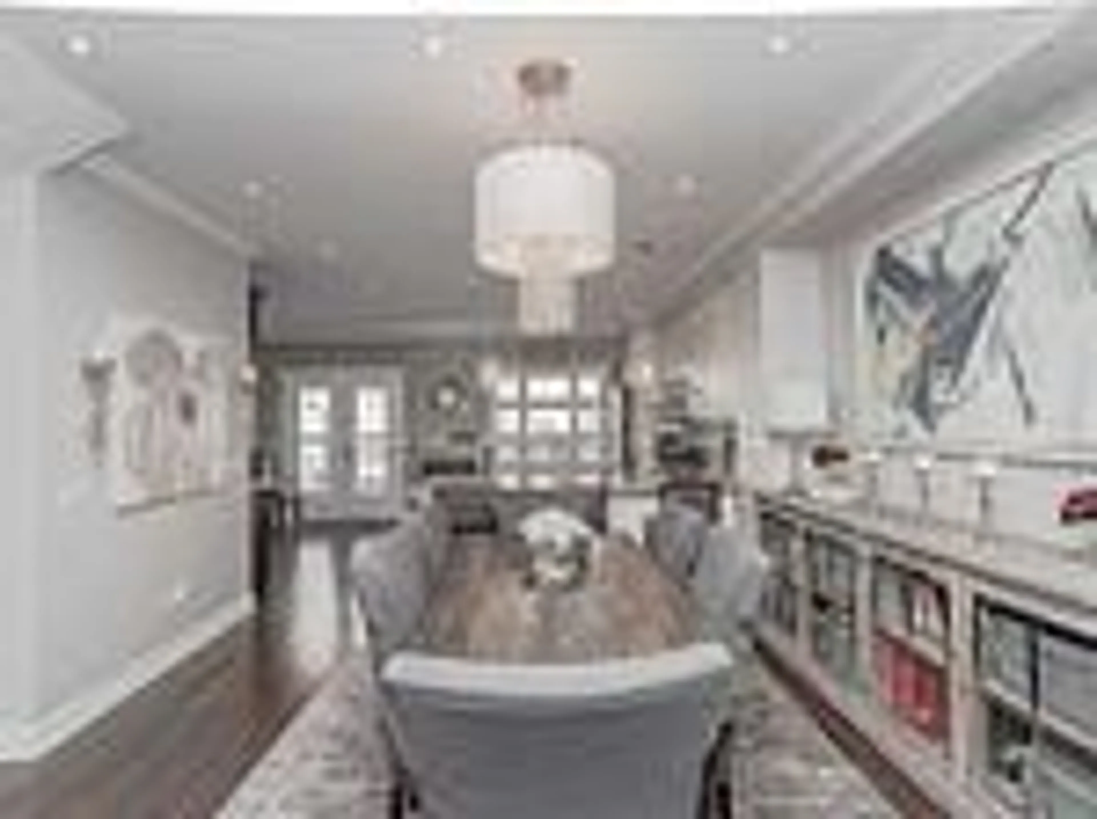 Dining room, wood/laminate floor for 2460 Prince Michael Dr #30, Oakville Ontario L6H 0G8