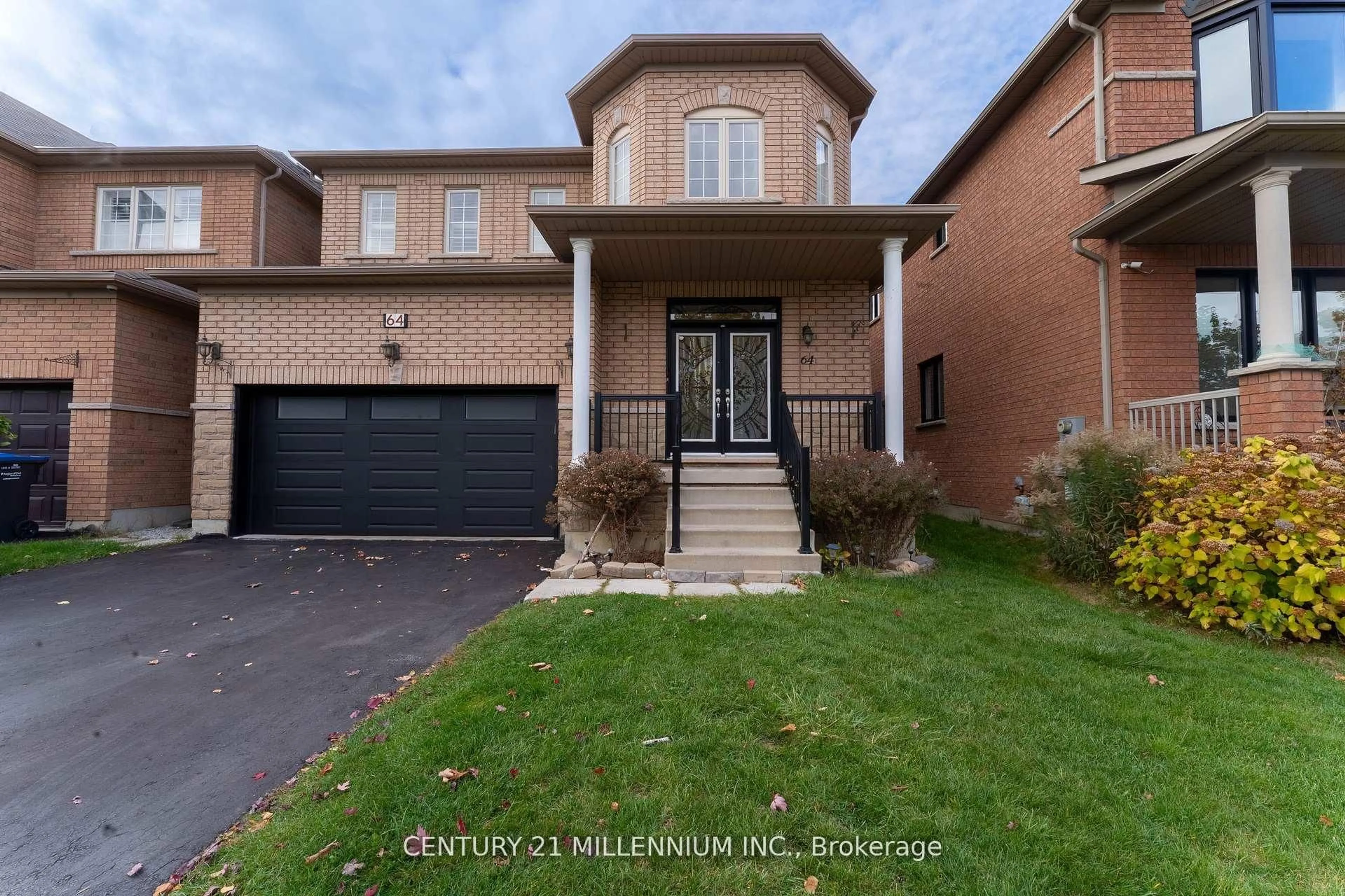 Home with brick exterior material, street for 64 Executive Crt, Brampton Ontario L6R 0L5