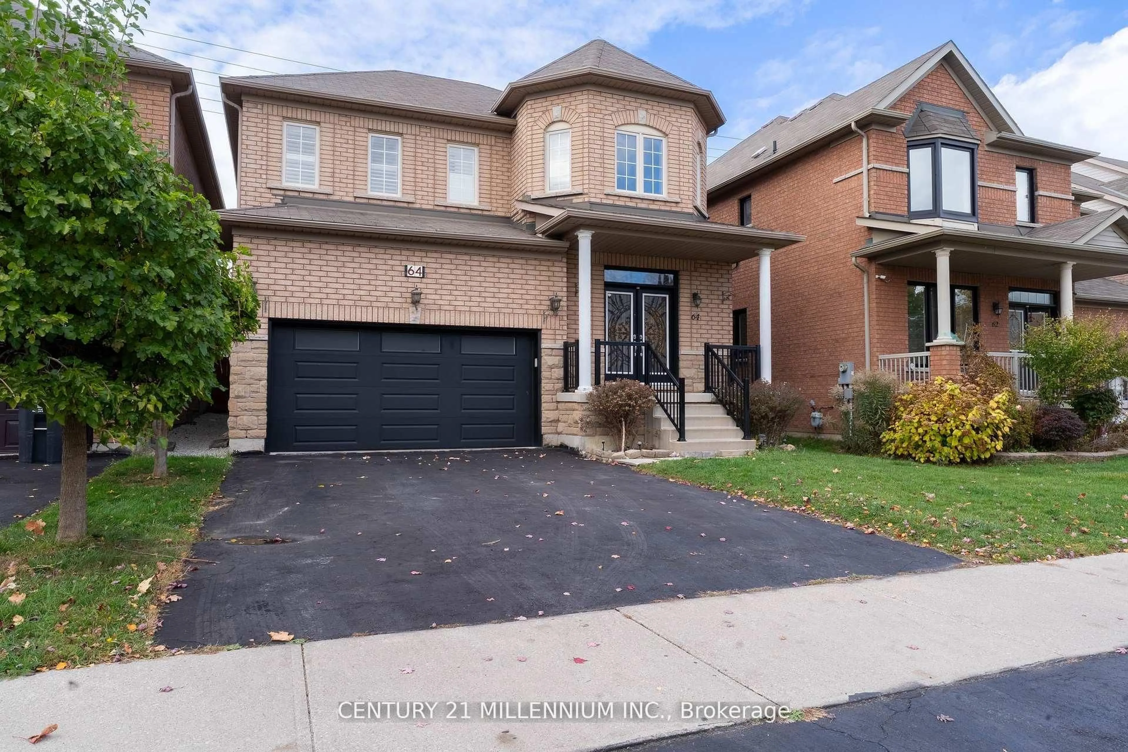 Home with brick exterior material, street for 64 Executive Crt, Brampton Ontario L6R 0L5