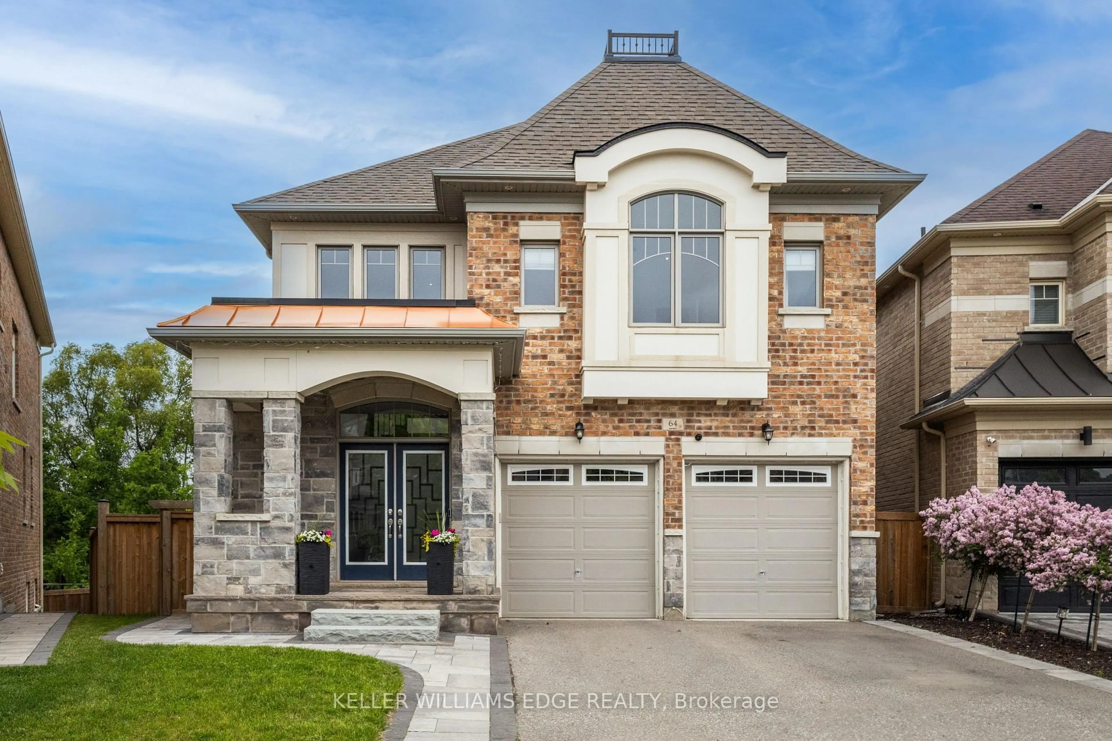 Home with brick exterior material, street for 64 Elysian Fields Circ, Brampton Ontario L6Y 6E8