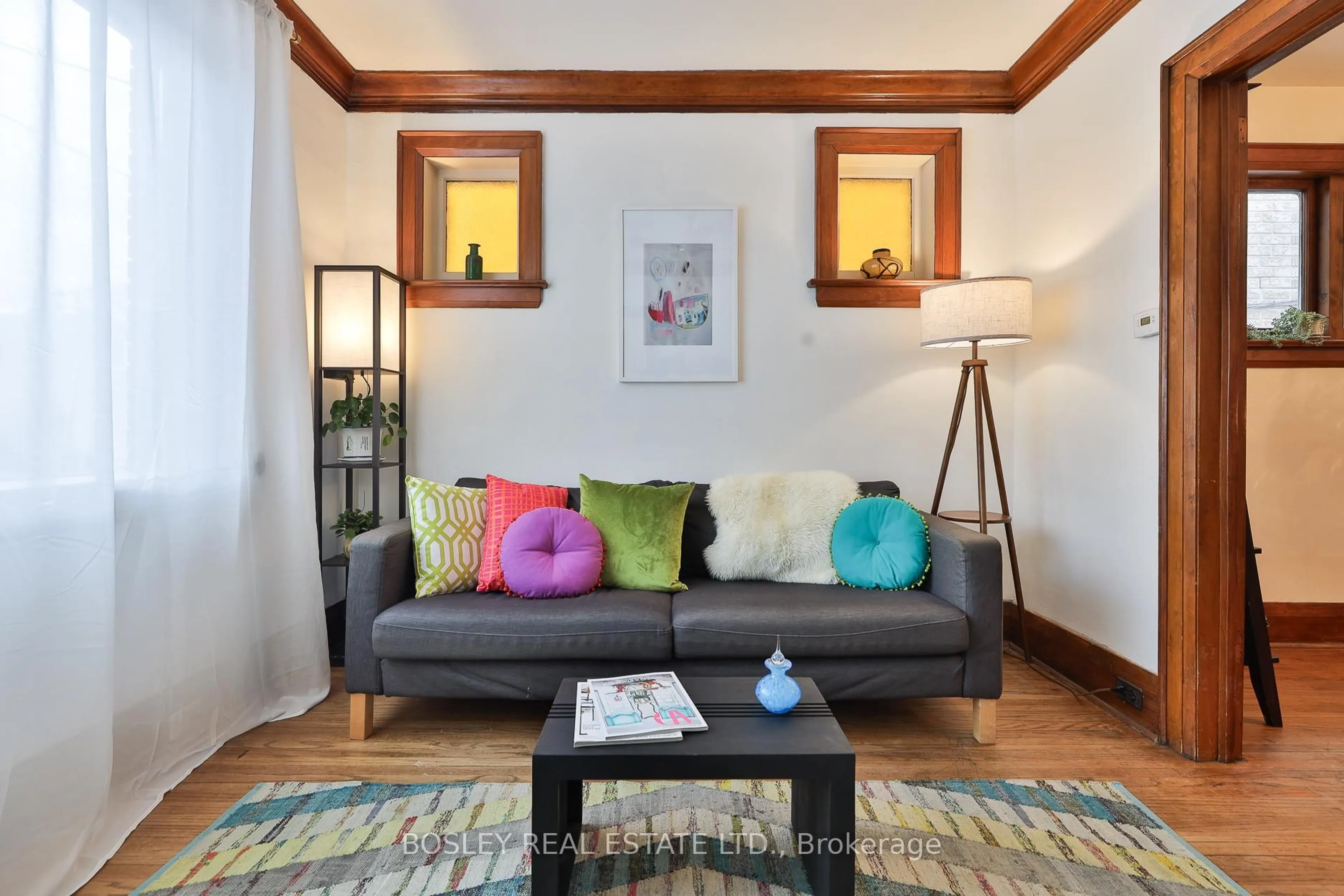 Living room with furniture, unknown for 224 Rosethorn Ave, Toronto Ontario M6M 3L1