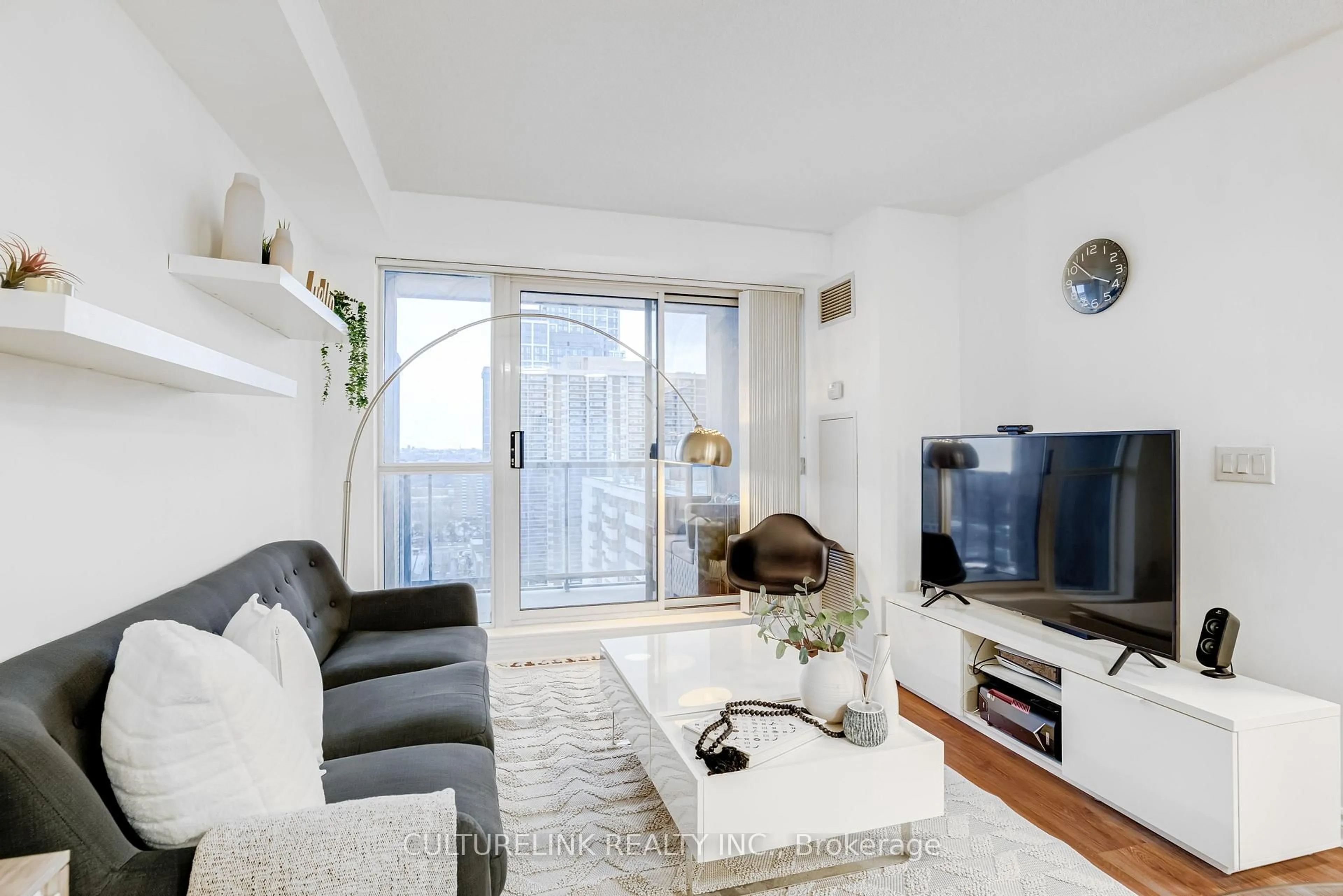 Living room with furniture, unknown for 5 Michael Power Pl #2209, Toronto Ontario M9A 0A3