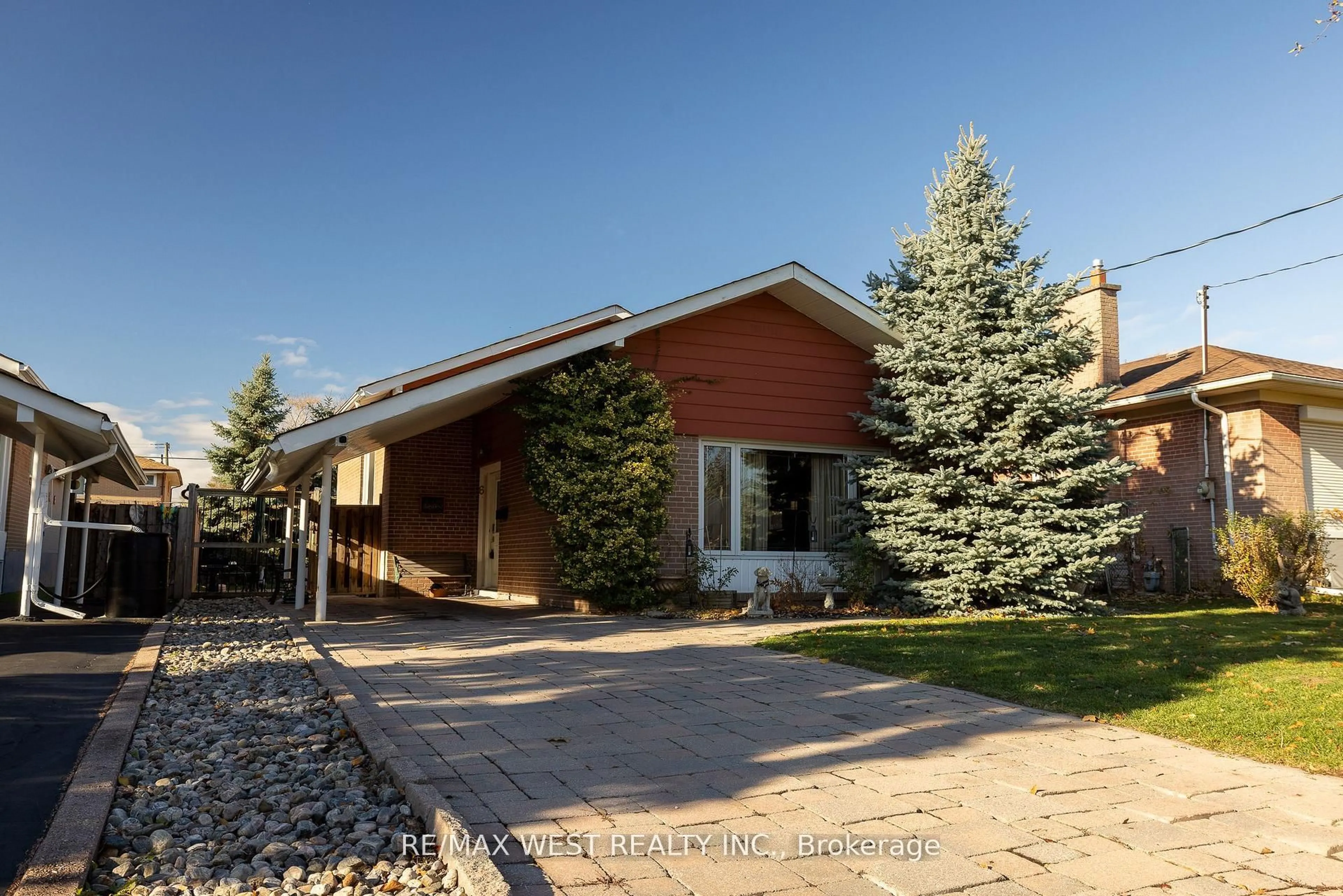 Home with brick exterior material, street for 6 Lagos Rd, Toronto Ontario M9N 4E4