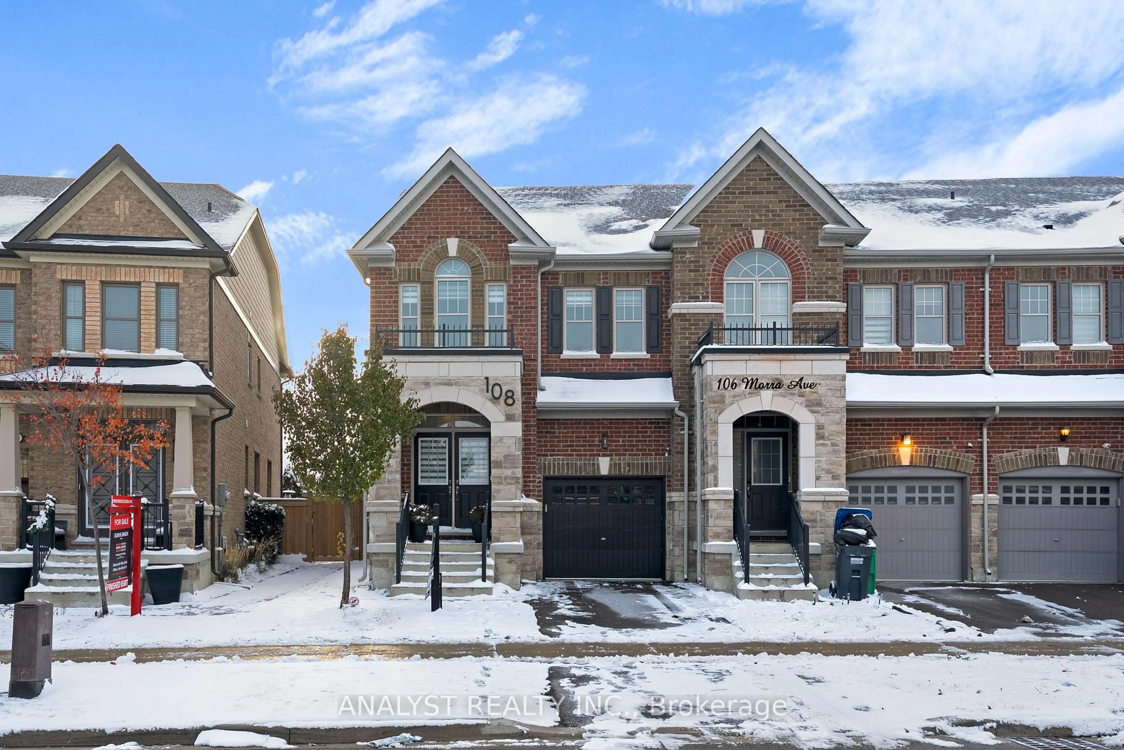 Home with brick exterior material, street for 108 Morra Ave, Caledon Ontario L7E 4K8