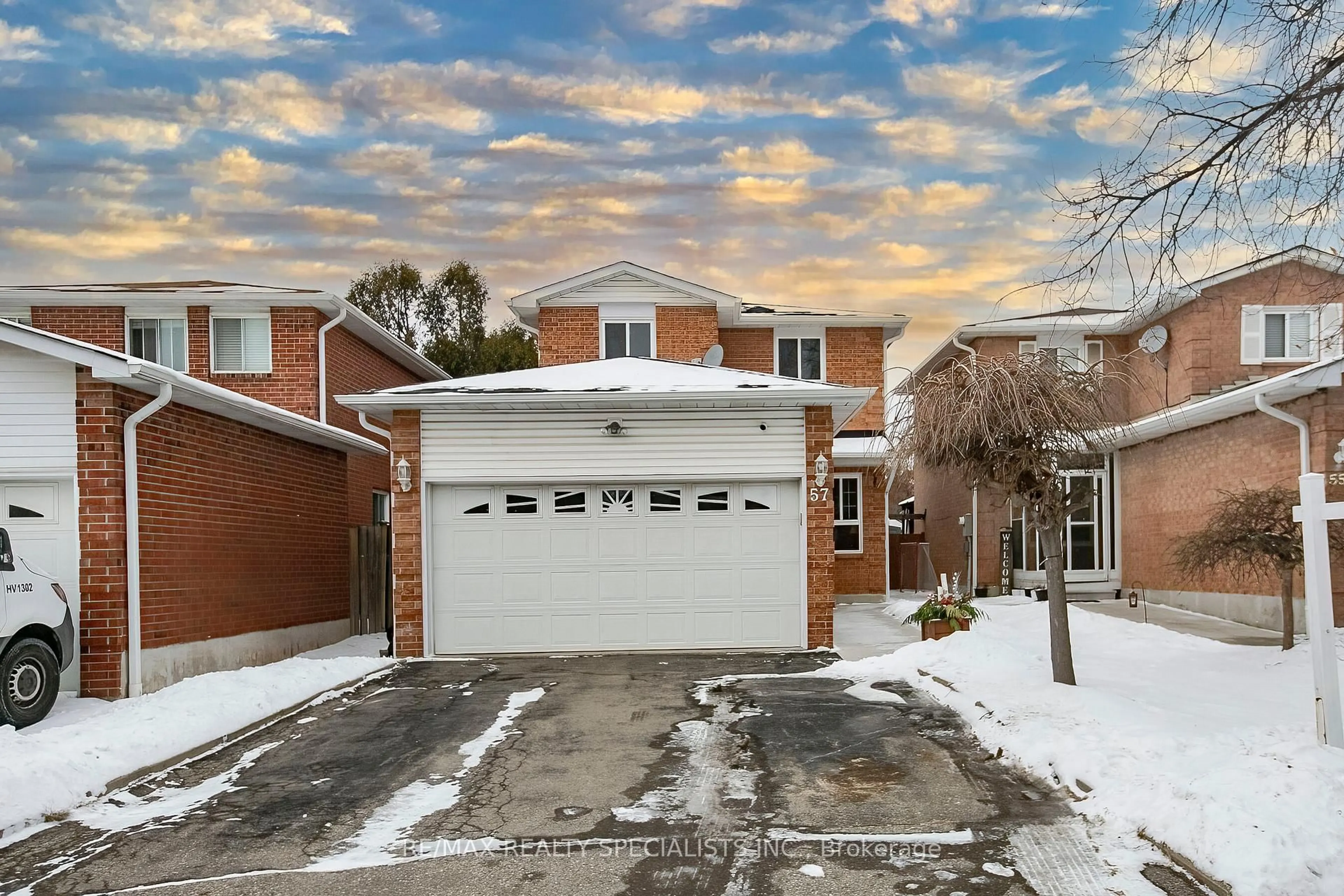 Home with brick exterior material, street for 57 Ecclestone Dr, Brampton Ontario L6X 3N2
