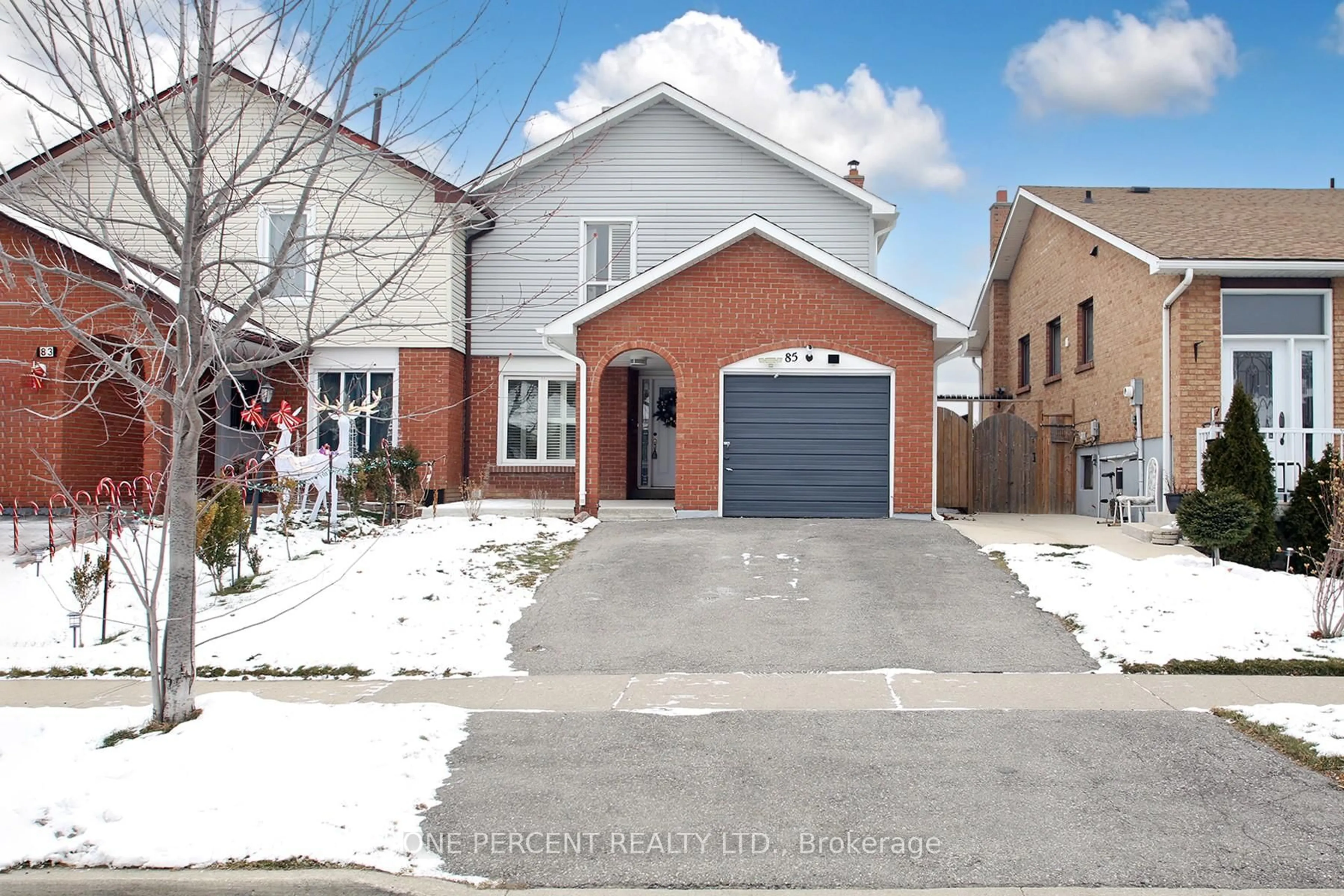Home with brick exterior material, street for 85 Ashford Crt, Brampton Ontario L6V 3E2