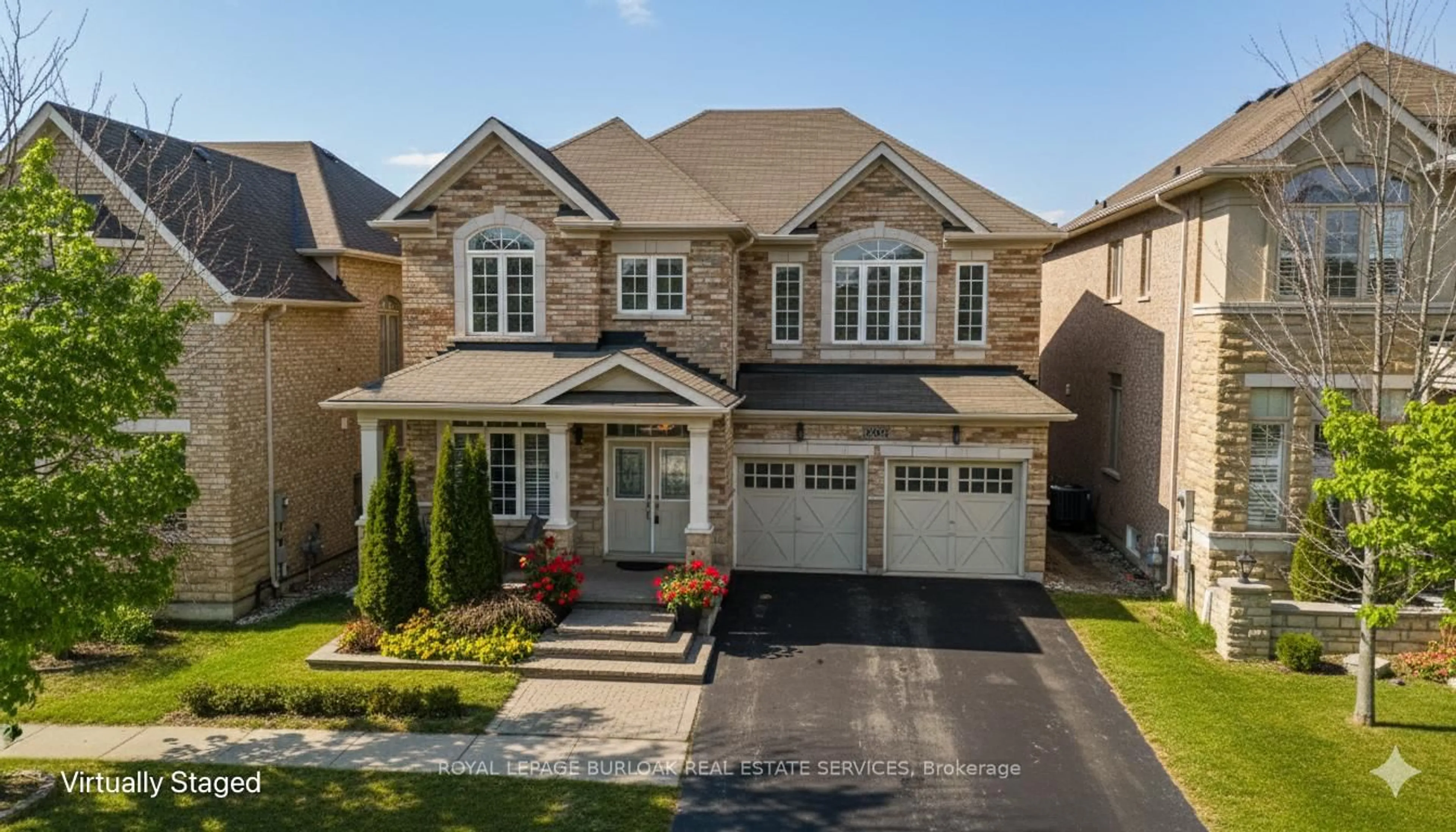 Home with brick exterior material, street for 3322 Stoneware Rd, Burlington Ontario L7M 0K3