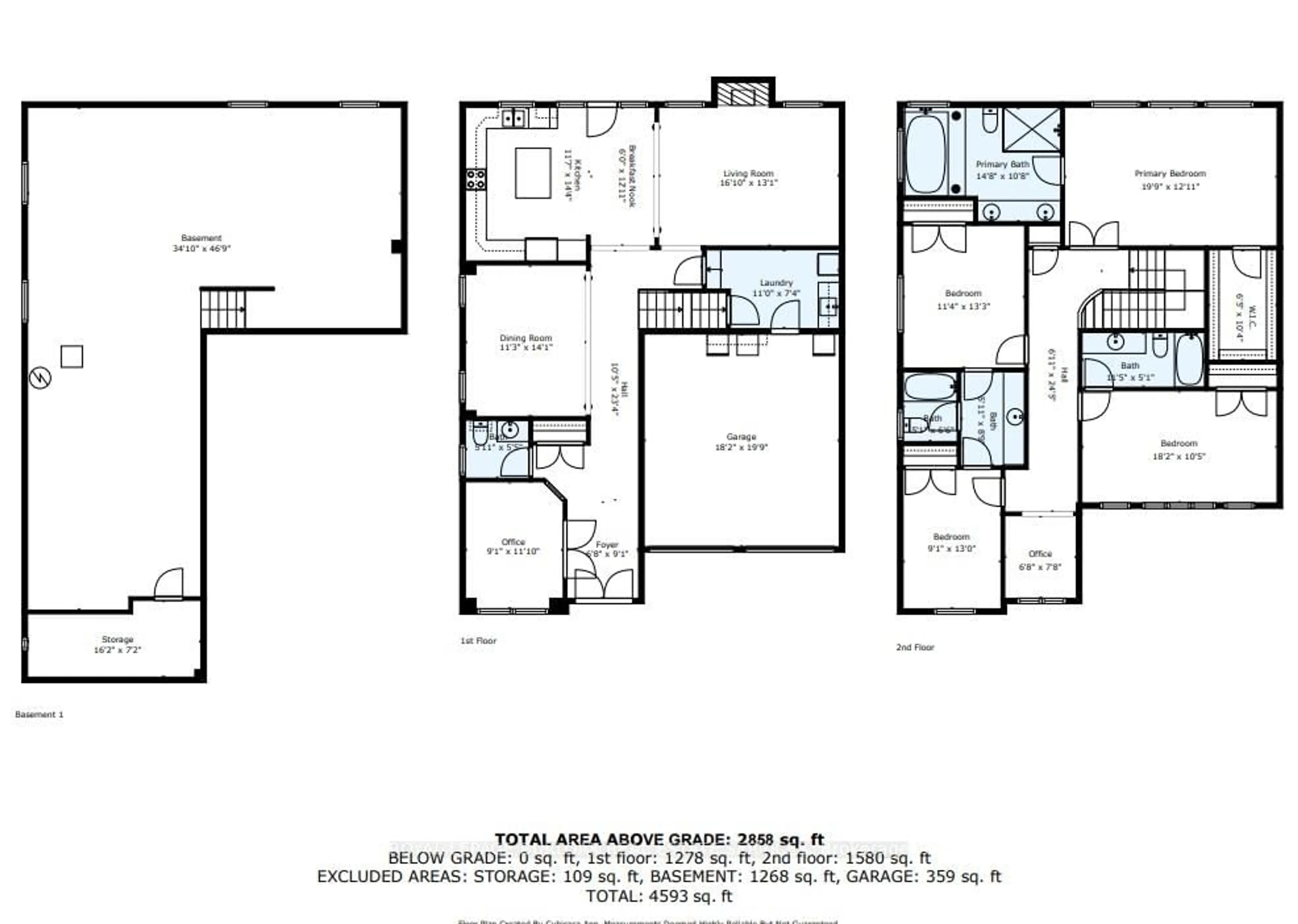 Floor plan for 3322 Stoneware Rd, Burlington Ontario L7M 0K3