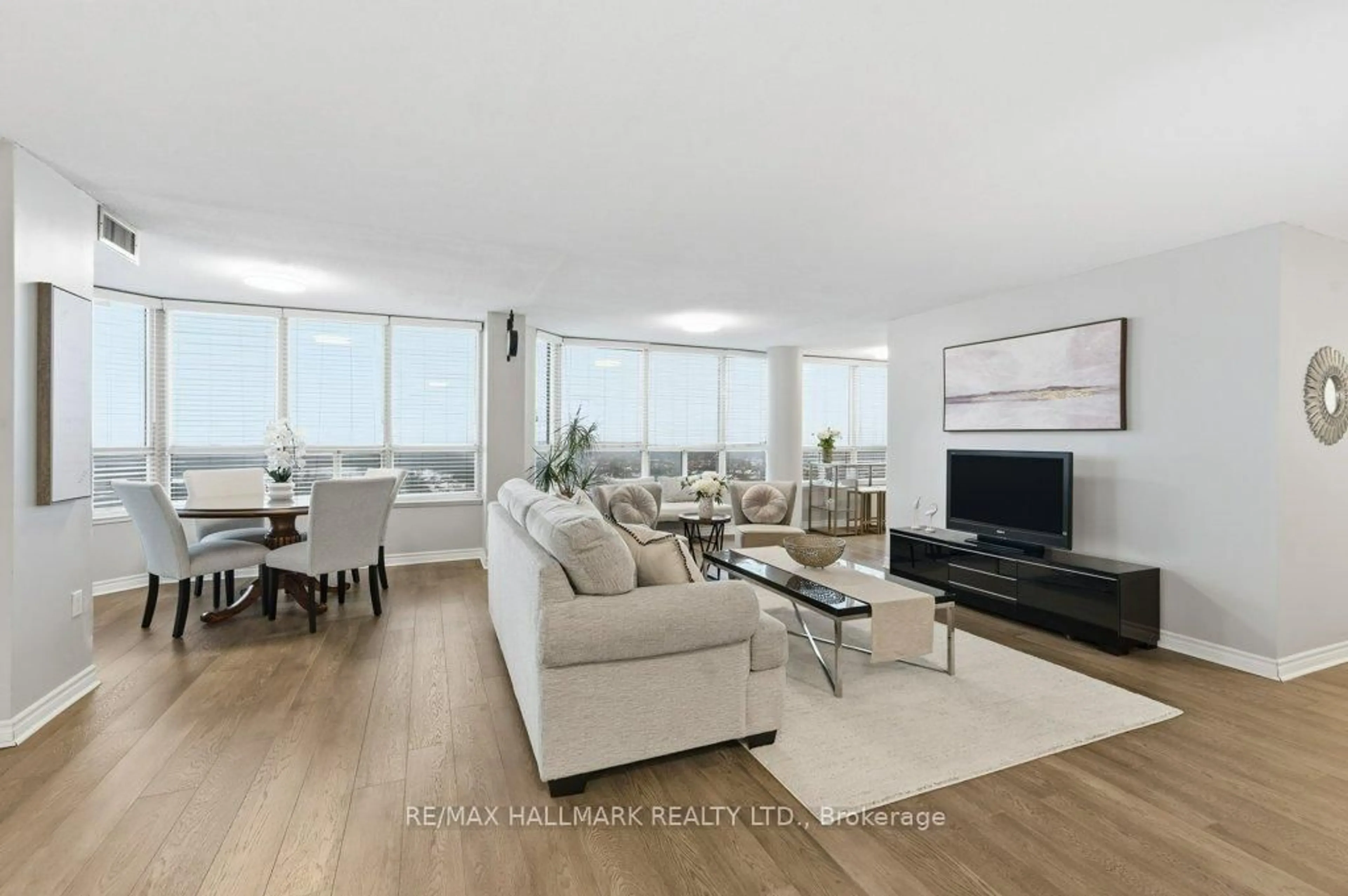 Living room with furniture, unknown for 400 Webb Dr #1209, Mississauga Ontario L5B 3Z7