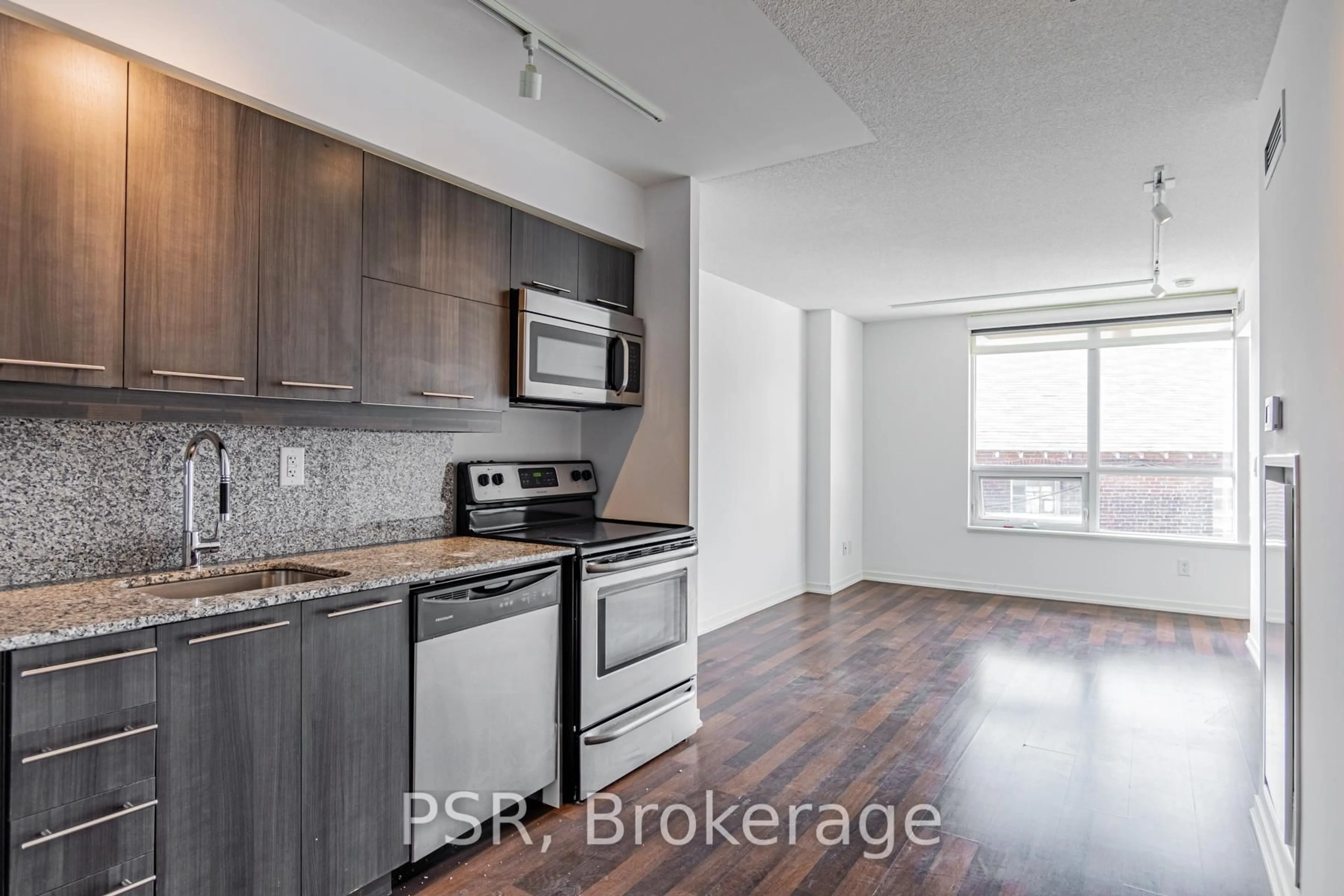 Standard kitchen, unknown for 38 Joe Shuster Way #201, Toronto Ontario M6K 0A5