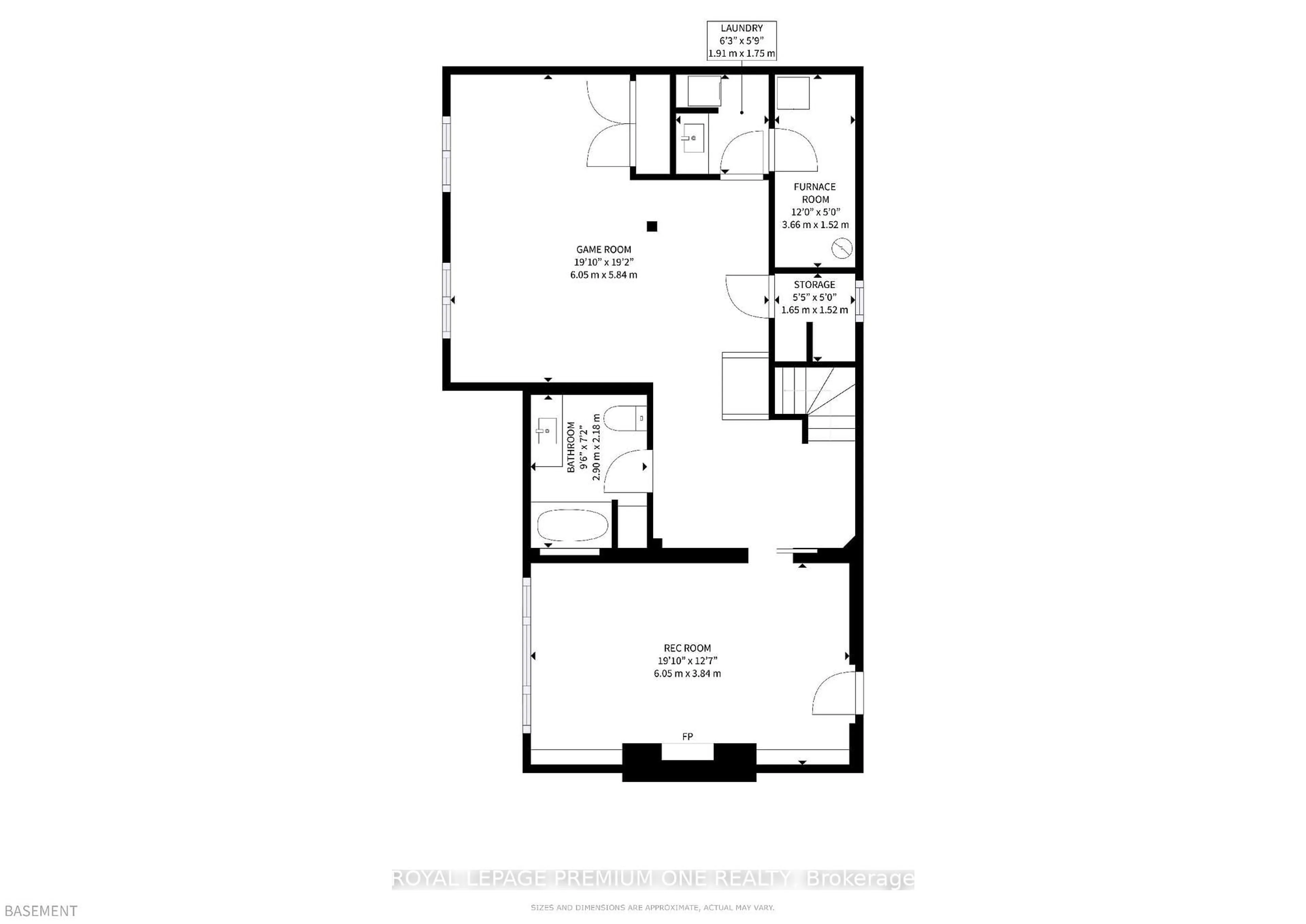 Floor plan for 76 Alhart Dr, Toronto Ontario M9V 2N4