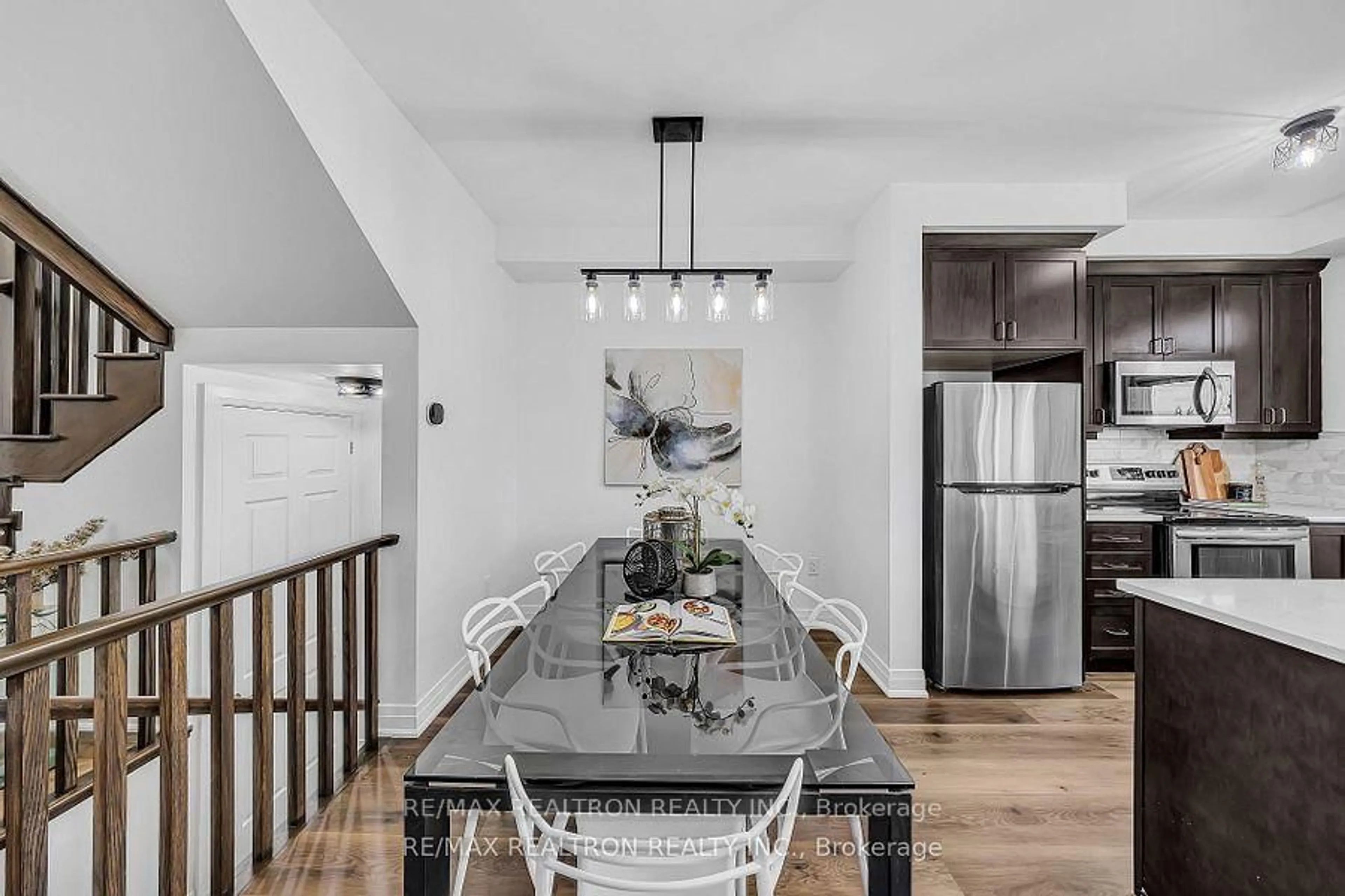 Open concept kitchen, ceramic/tile floor for 8 Emily St, Brampton Ontario L7A 0A9