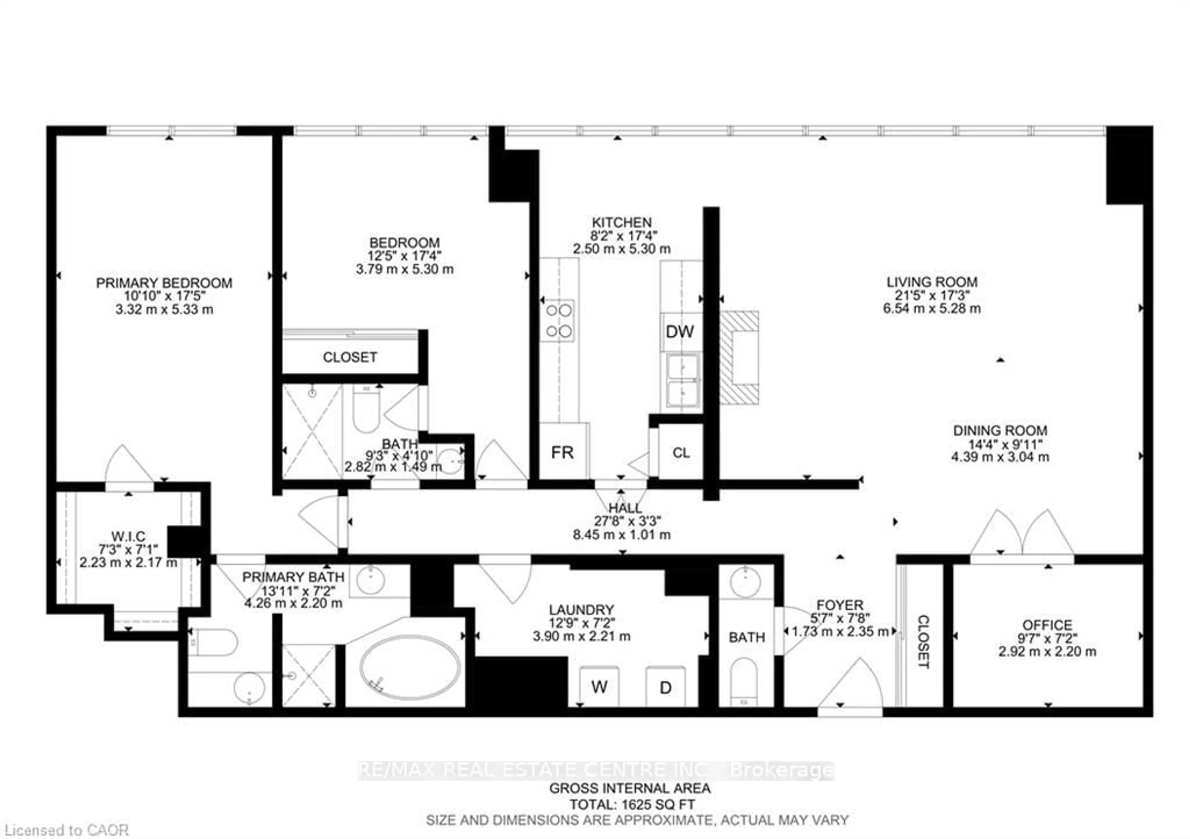Floor plan for 100 Millside Dr #SS01, Milton Ontario L9T 5E2