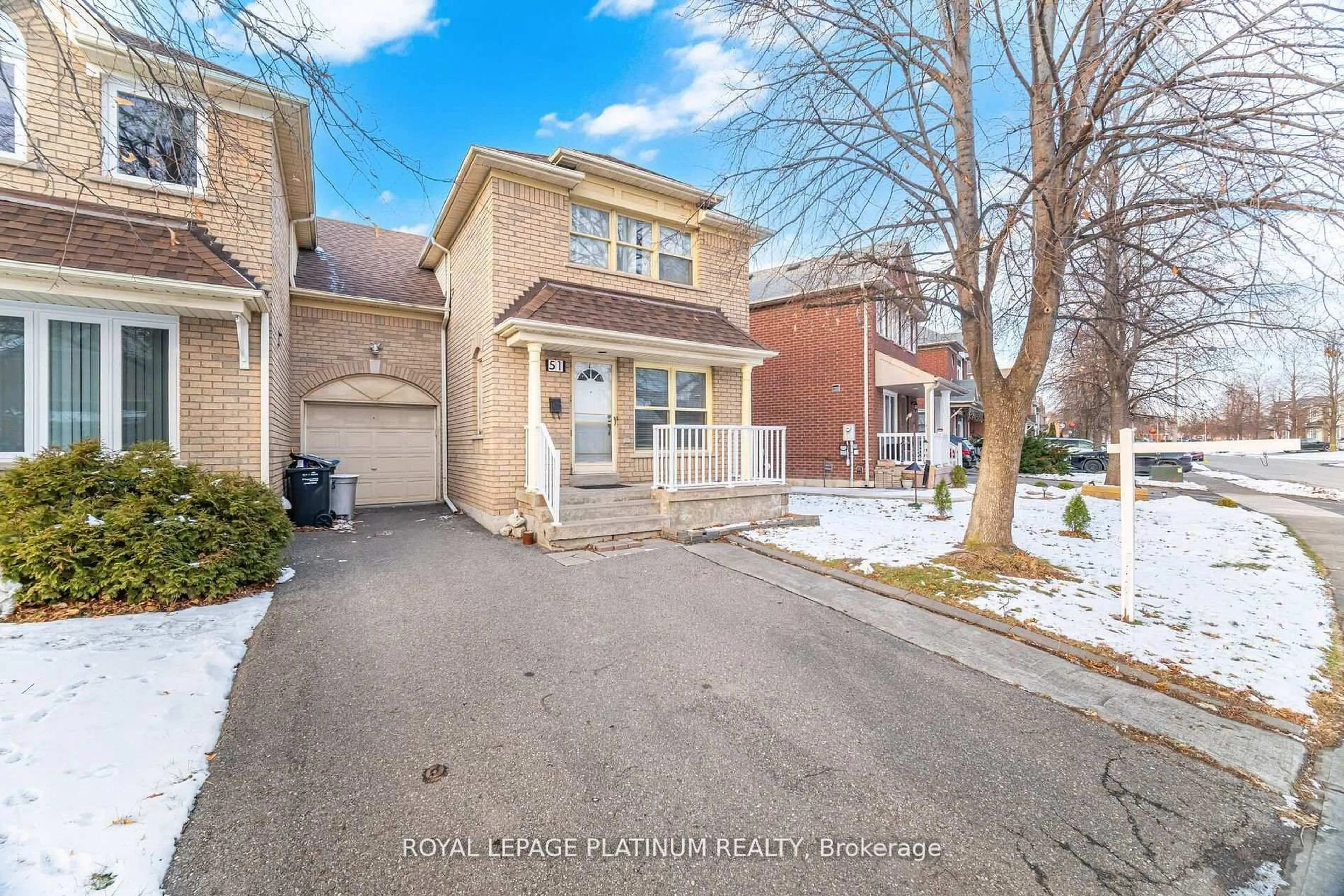 Home with brick exterior material, street for 51 Softneedle Ave, Brampton Ontario L6R 1K7