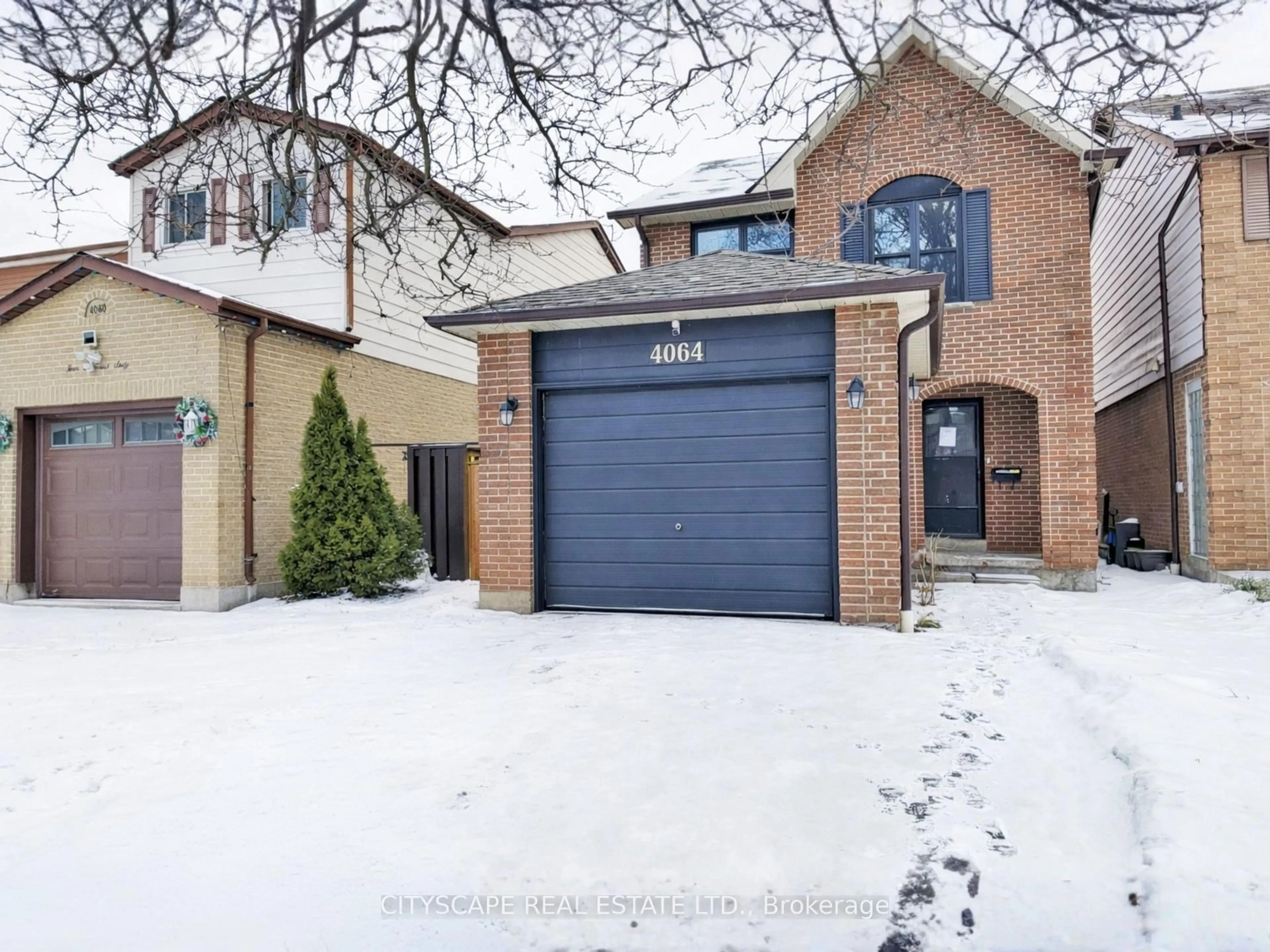 Home with brick exterior material, street for 4064 Teakwood Dr, Mississauga Ontario L5C 3L5