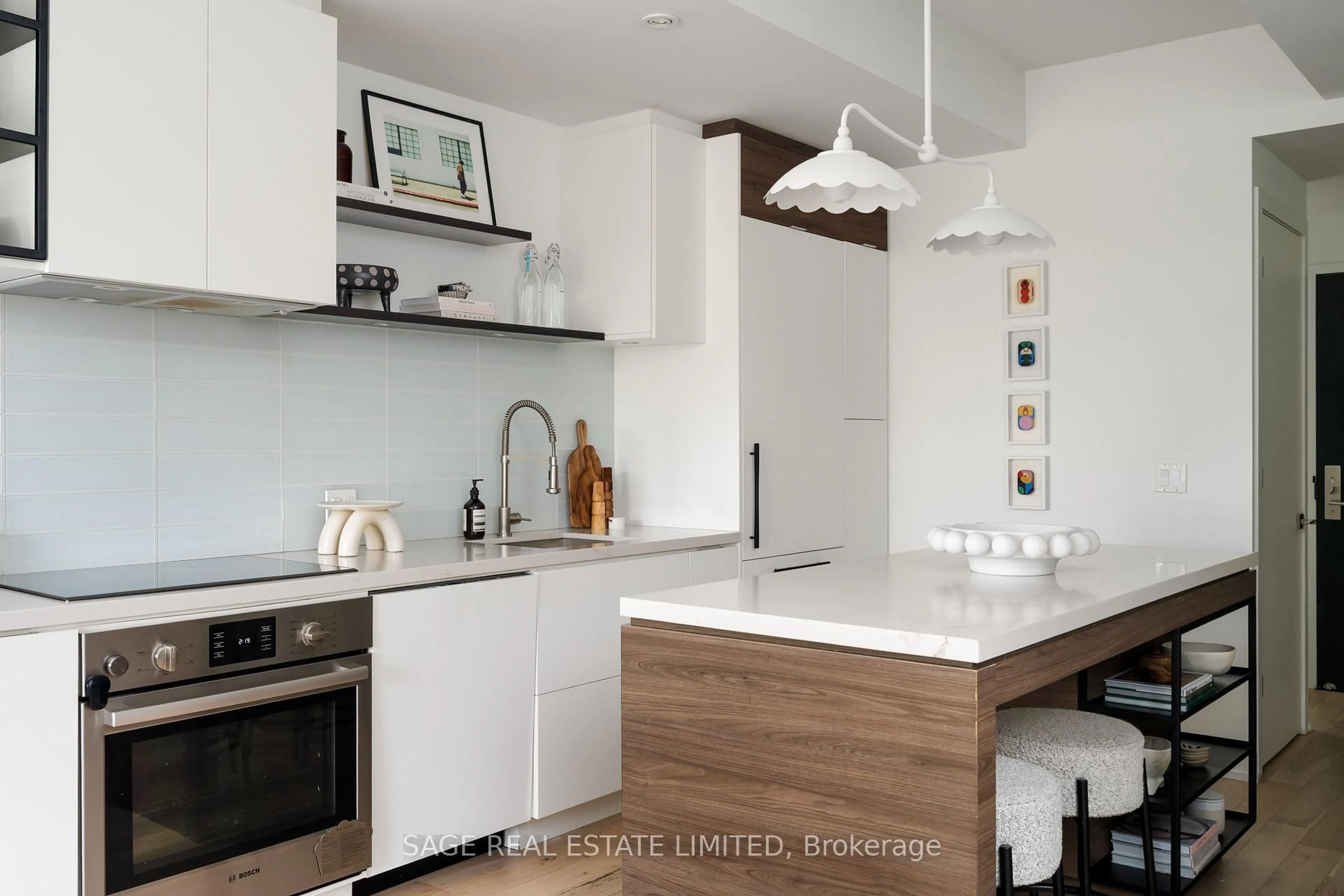 Contemporary kitchen, unknown for 35 Wabash Ave #321, Toronto Ontario M6R 0A9