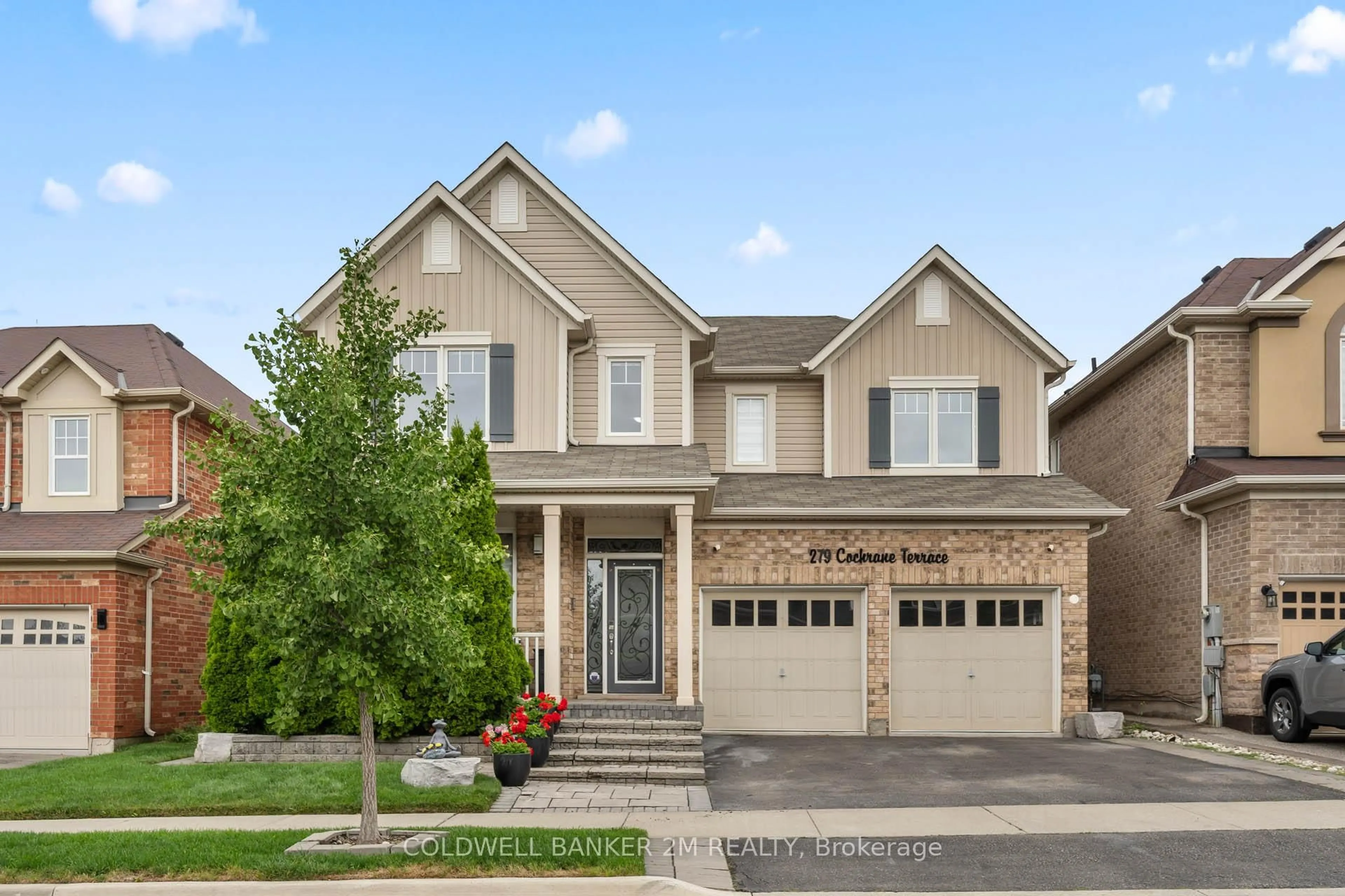 Home with brick exterior material, street for 279 Cochrane Terr, Milton Ontario L9T 8C8