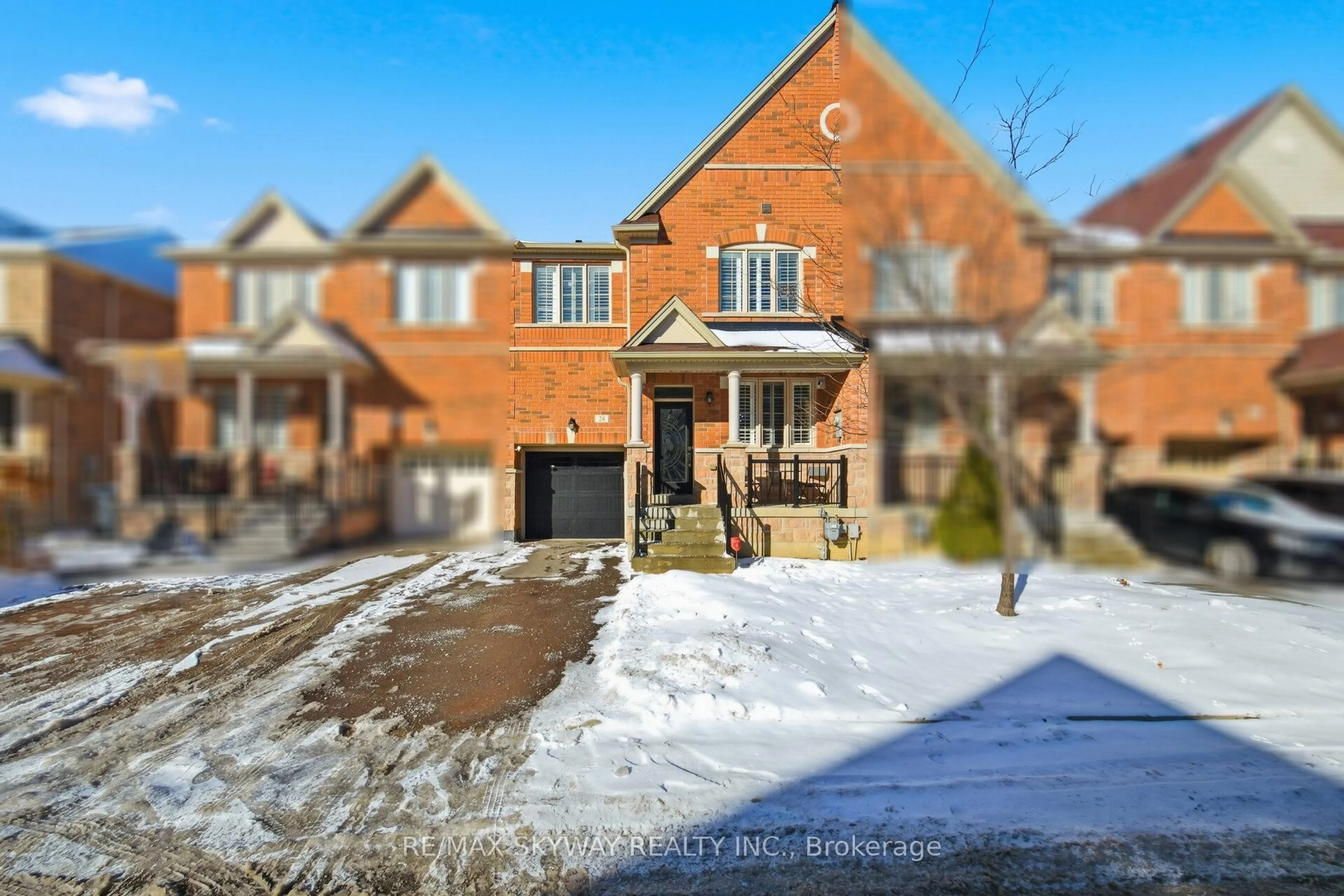 Home with brick exterior material, street for 28 Yellowknife Rd, Brampton Ontario L6R 3X3