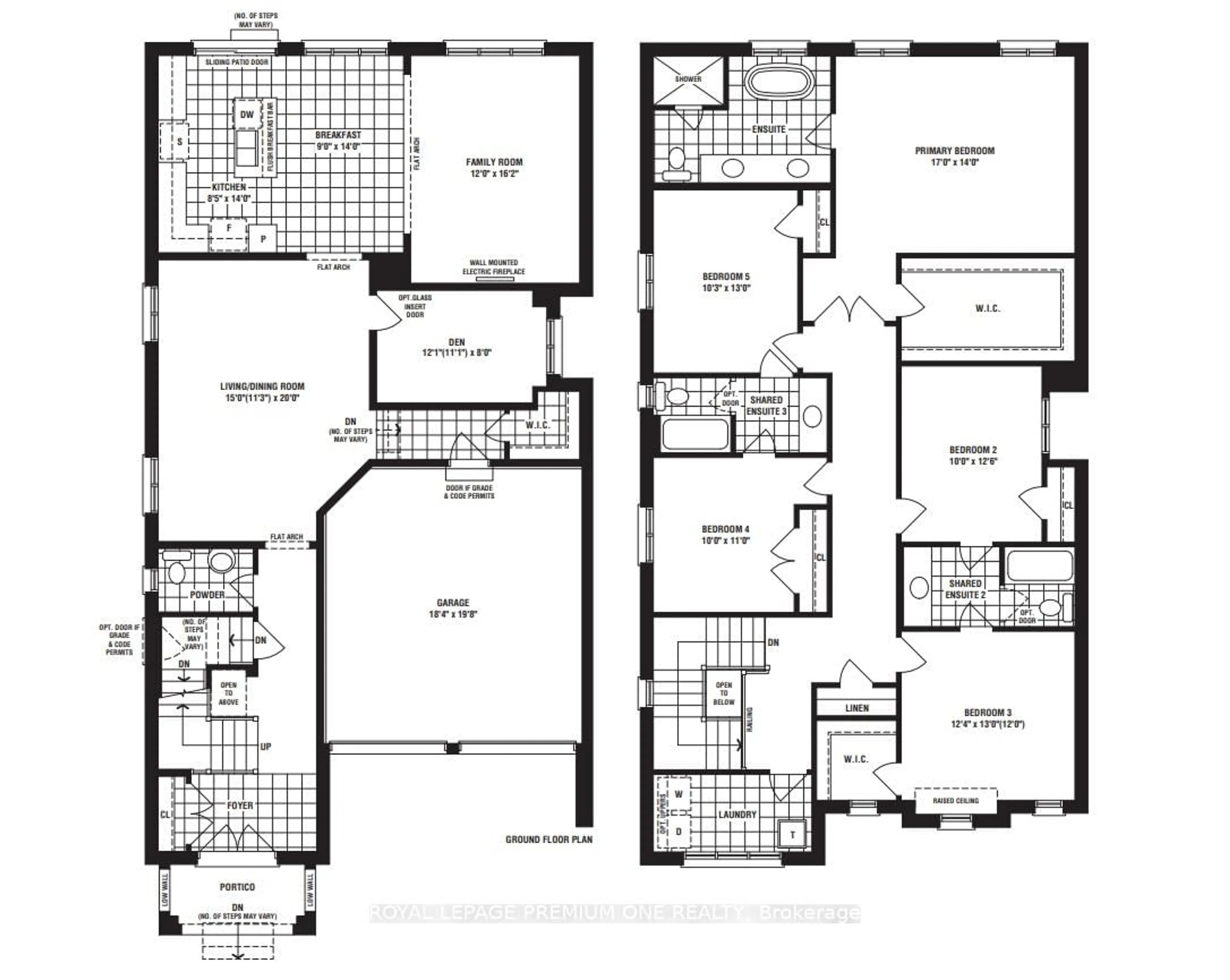 Floor plan for 17 Sapwood Cres, Brampton Ontario L6Z 0K8