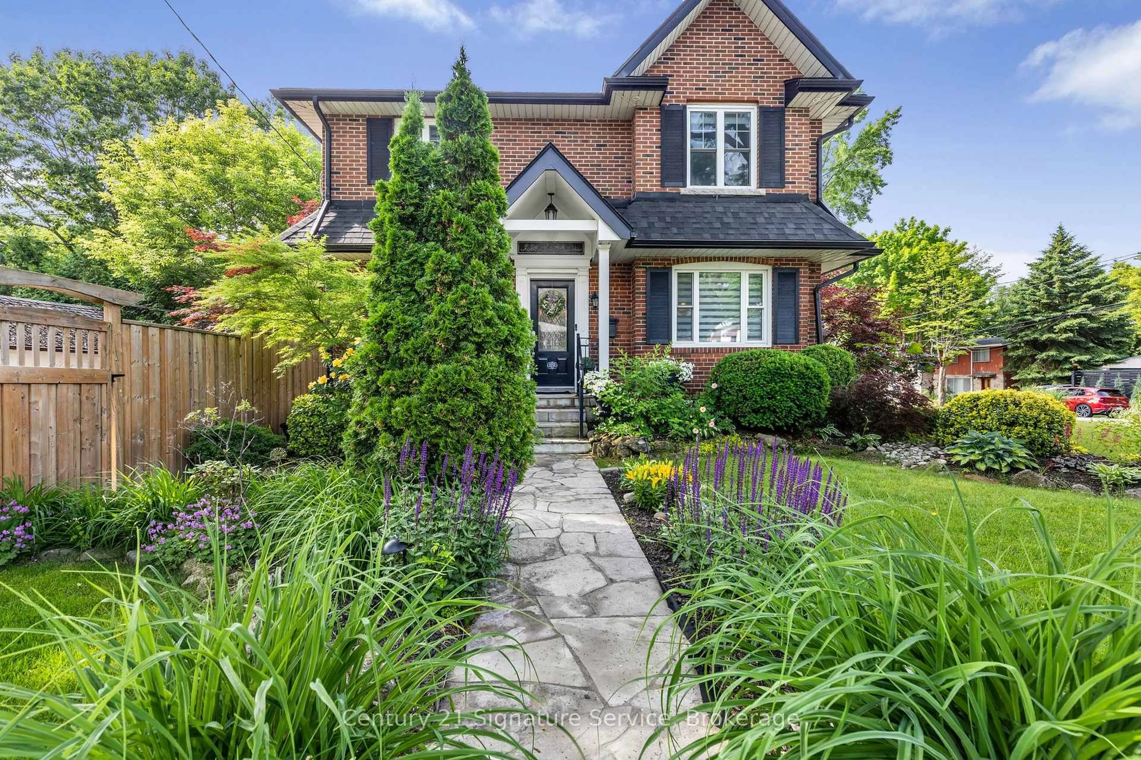 Home with brick exterior material, street for 33 McIntosh Ave, Toronto Ontario M8Y 3E1