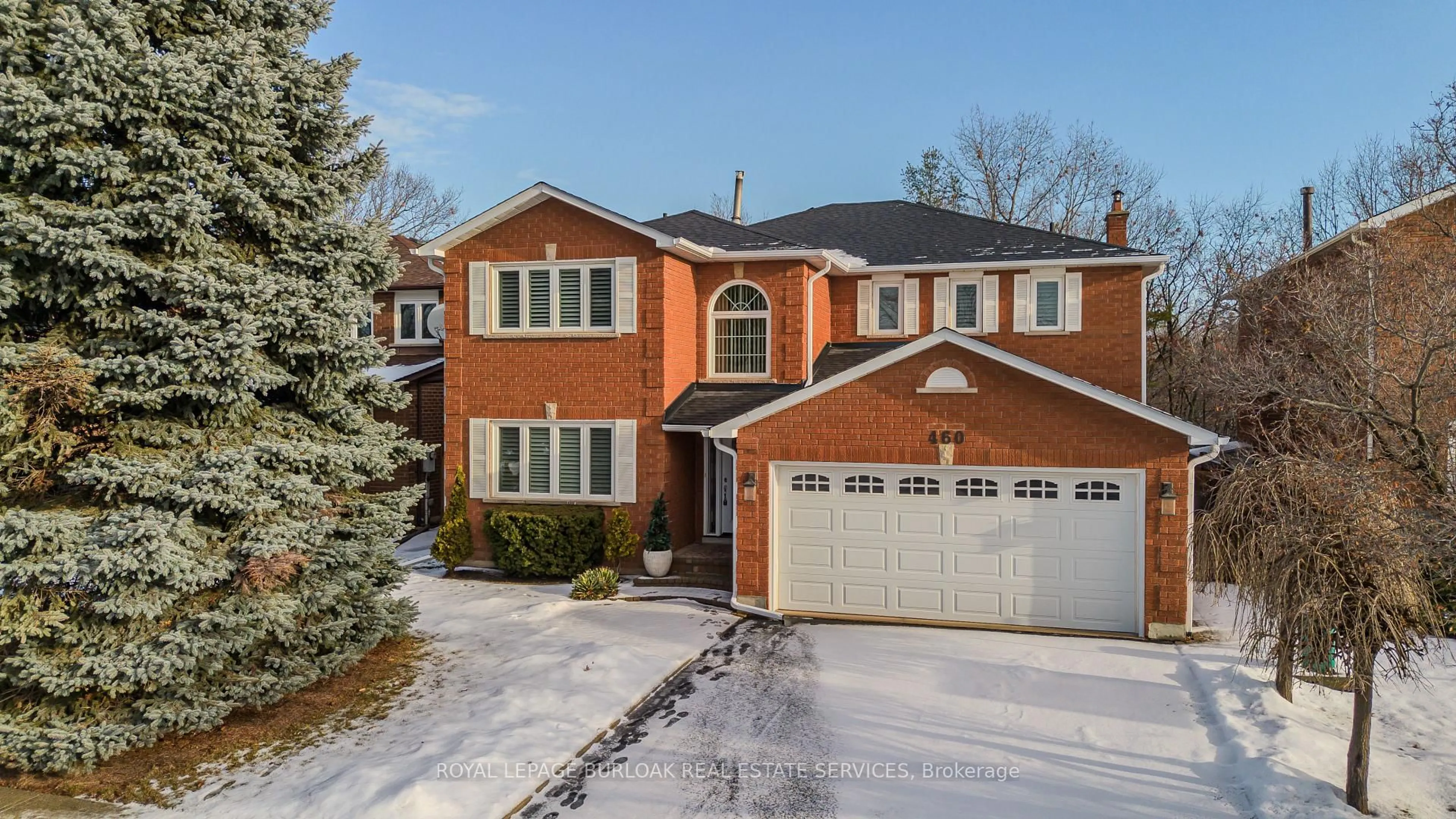 Home with brick exterior material, street for 460 Hedgerow Lane, Oakville Ontario L6H 4V8