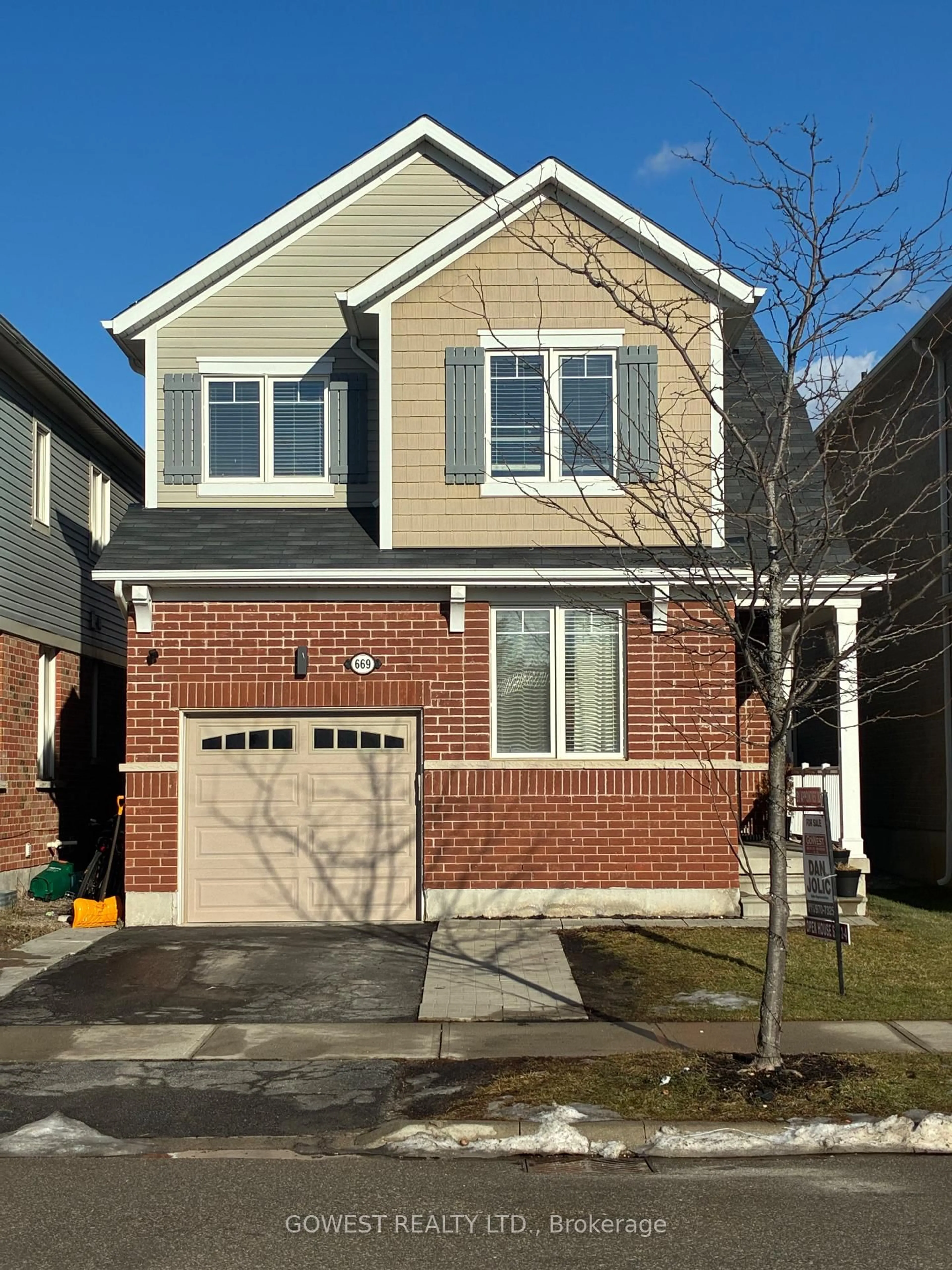 Home with brick exterior material, street for 669 Gibson Cres, Milton Ontario L9T 8Z6