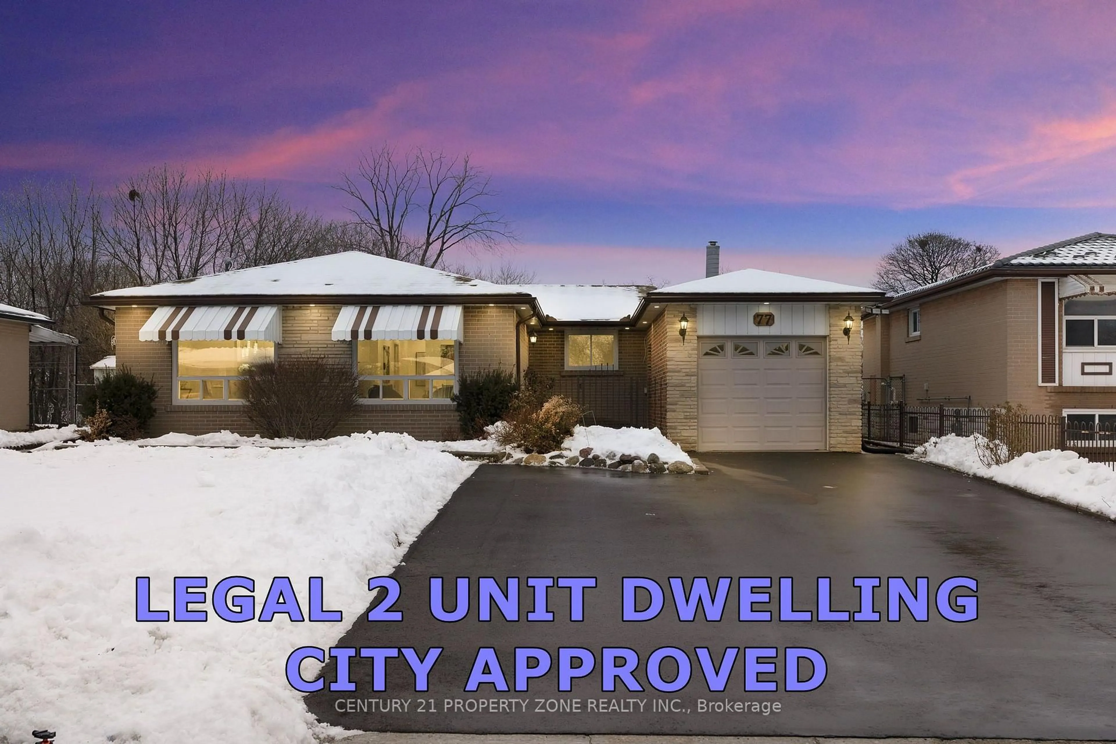 A pic from outside/outdoor area/front of a property/back of a property/a pic from drone, street for 77 BELMONT Dr, Brampton Ontario L6T 2K5