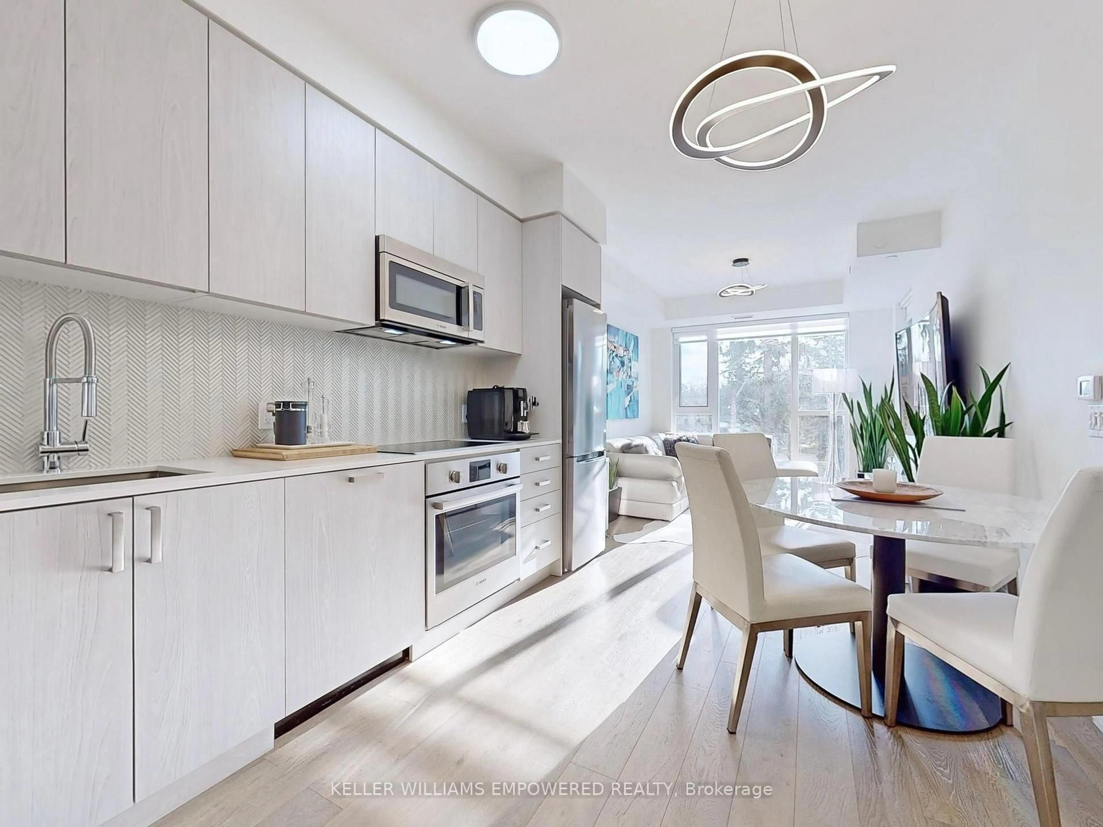 Contemporary kitchen, ceramic/tile floor for 293 The Kingsway #219, Toronto Ontario M9A 0E8